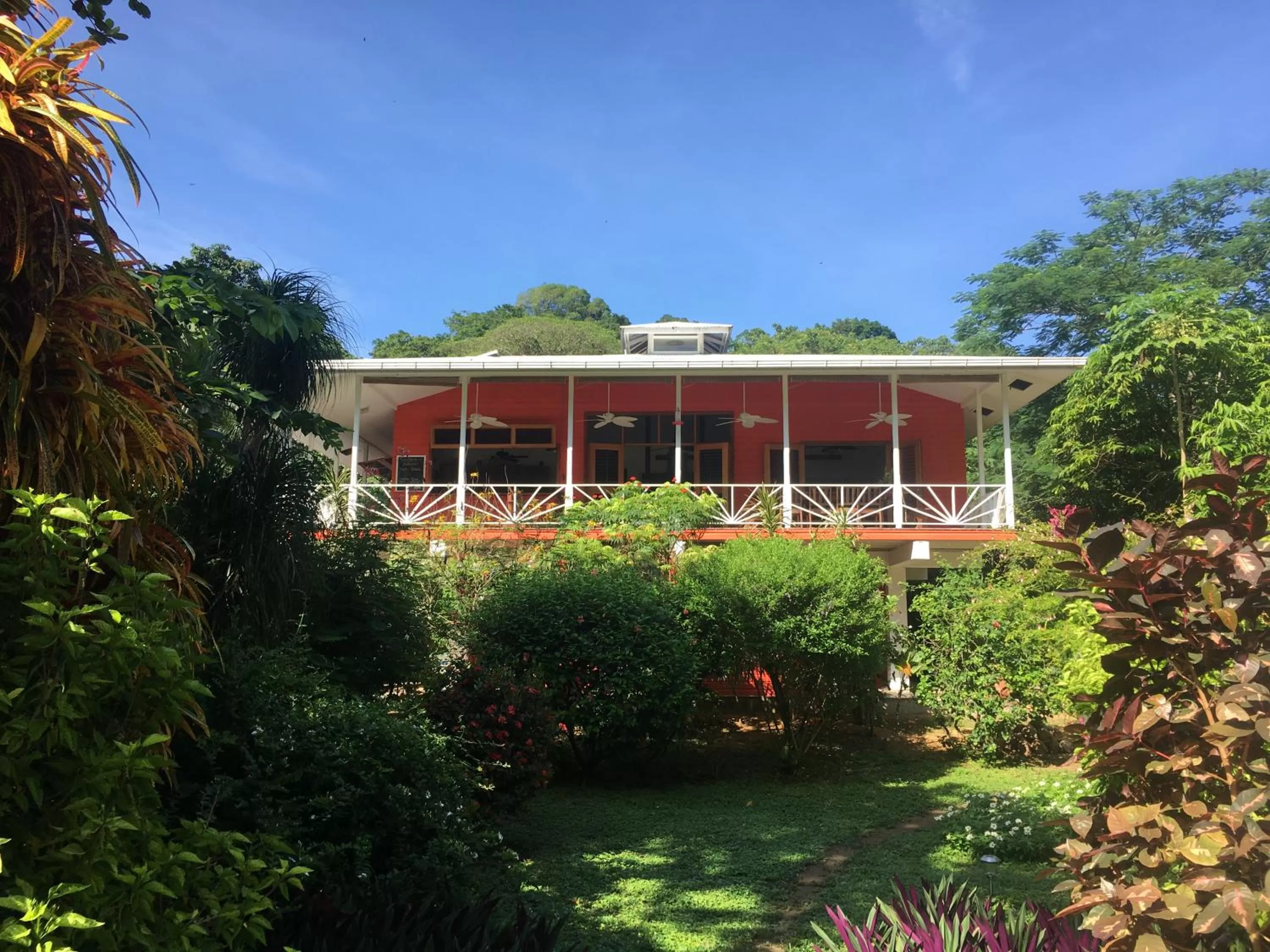 Facade/entrance, Garden in Turtle Beach House
