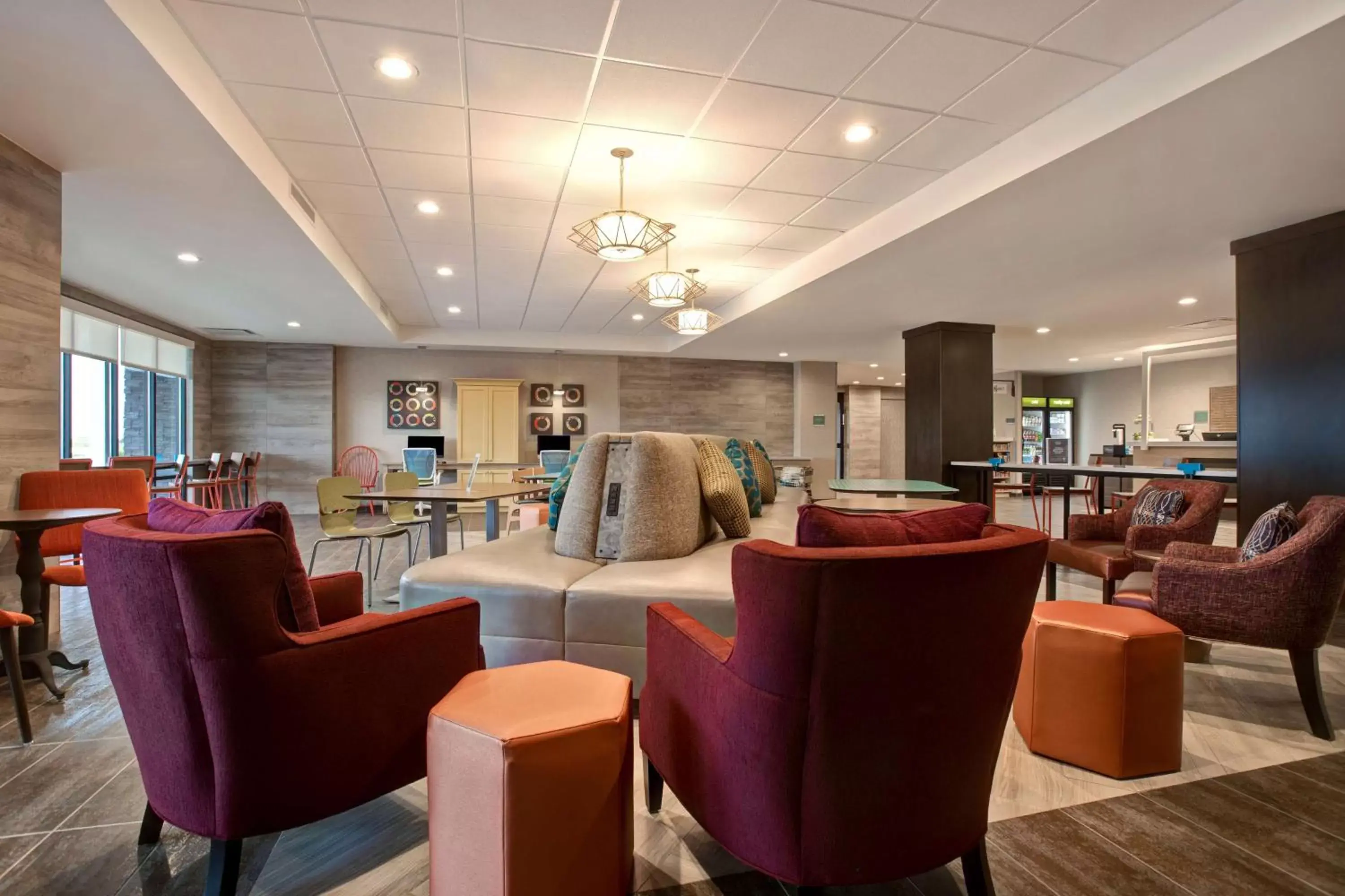 Lobby or reception in Home2 Suites By Hilton Loves Park Rockford