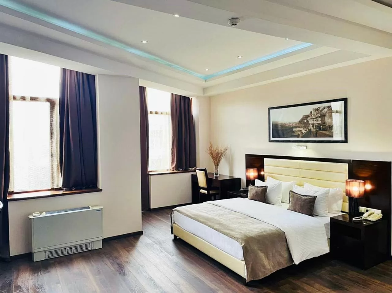 Bed in Hotel Orion Tbilisi