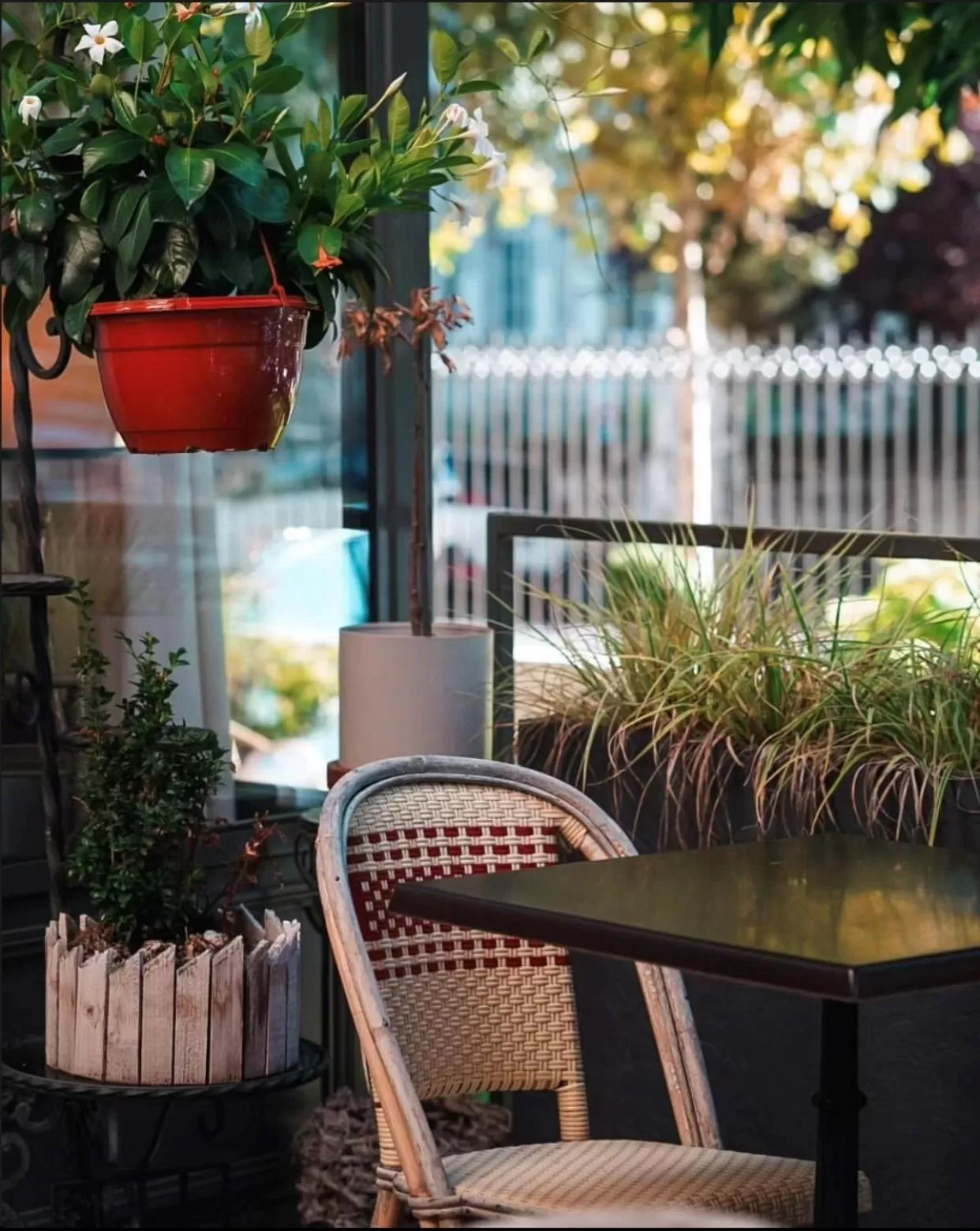 Patio in Hôtel & SPA Le Chêne Vert