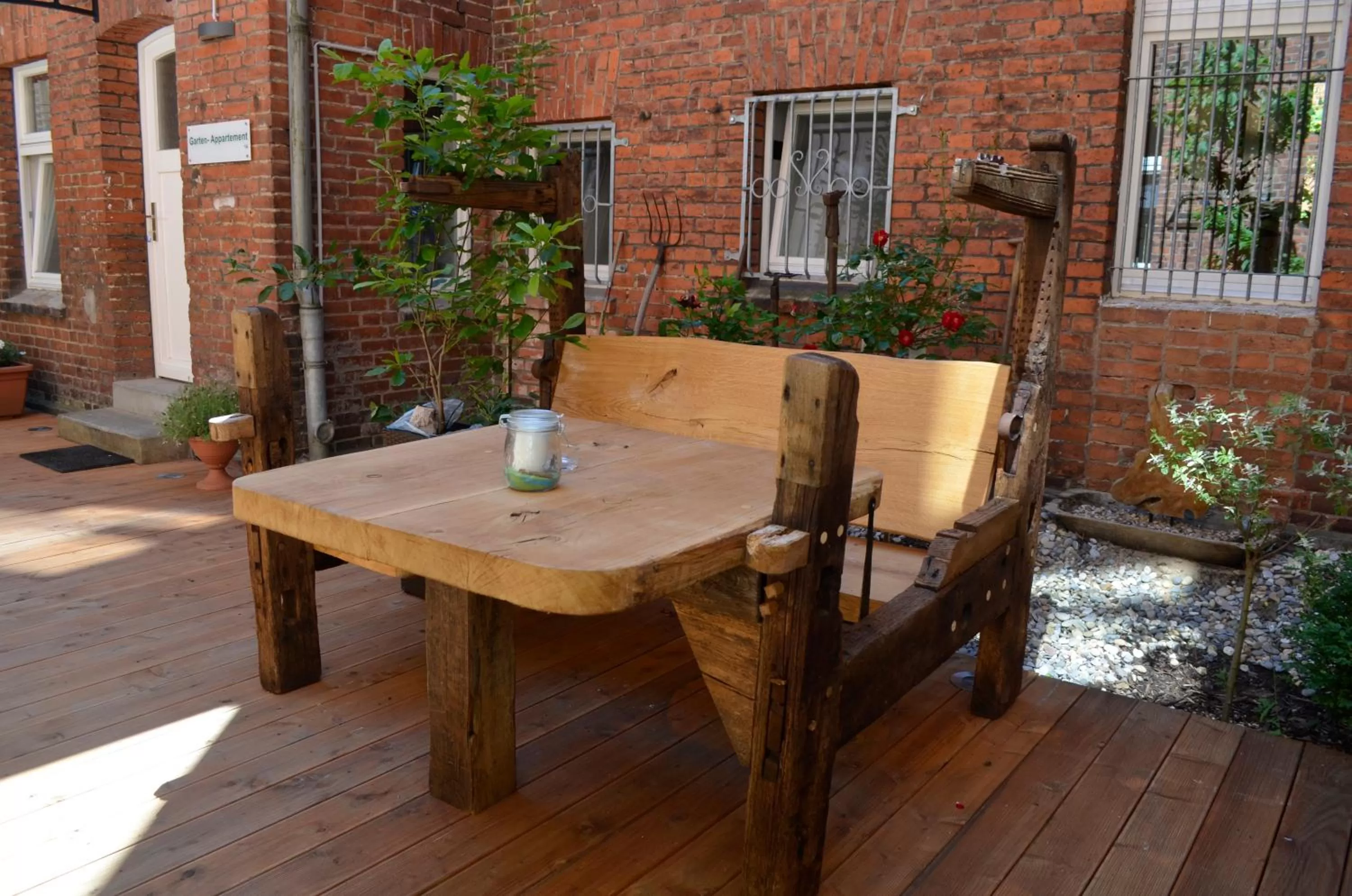 Patio in Apartment-Hotel Schillerplatz