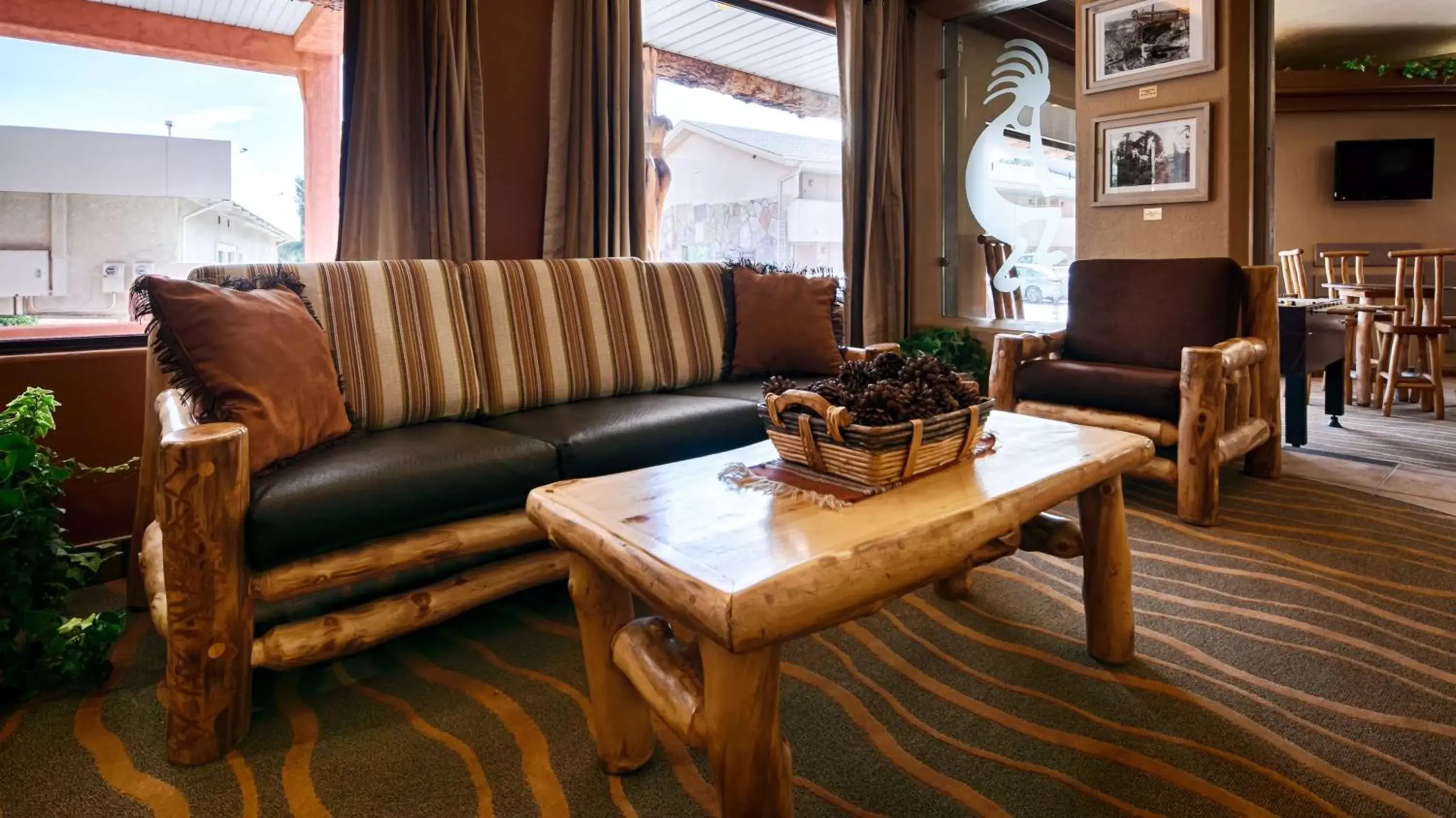 Lobby or reception, Seating Area in Best Western East Zion Thunderbird Lodge