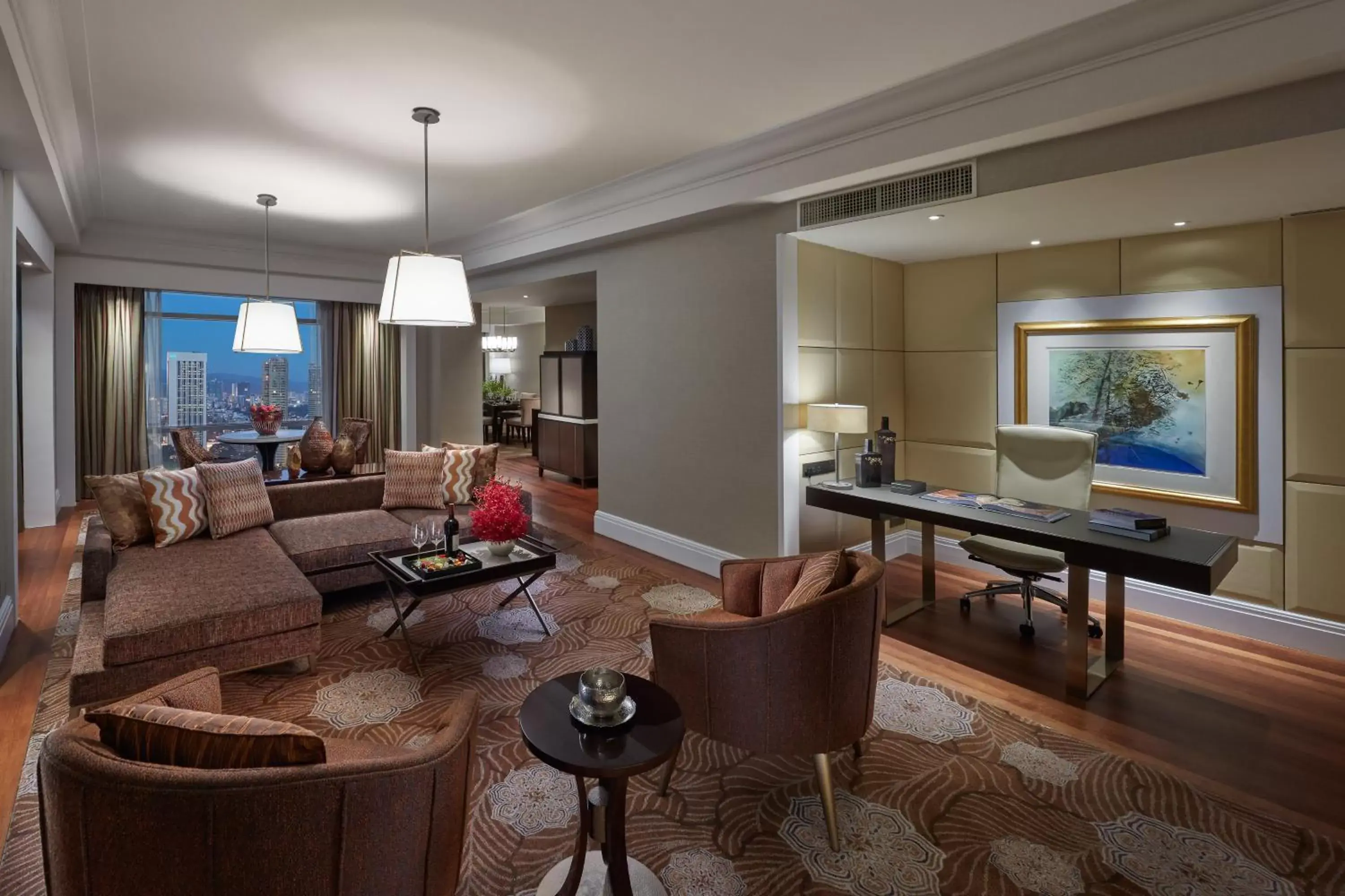 Living room, Seating Area in Mandarin Oriental, Kuala Lumpur