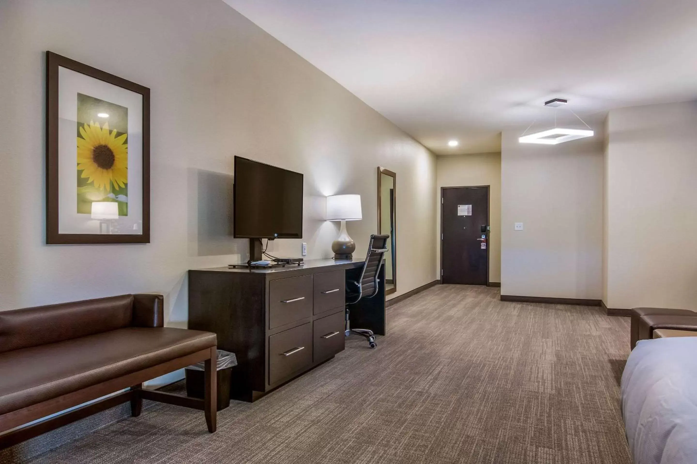 Photo of the whole room, TV/Entertainment Center in Comfort Suites