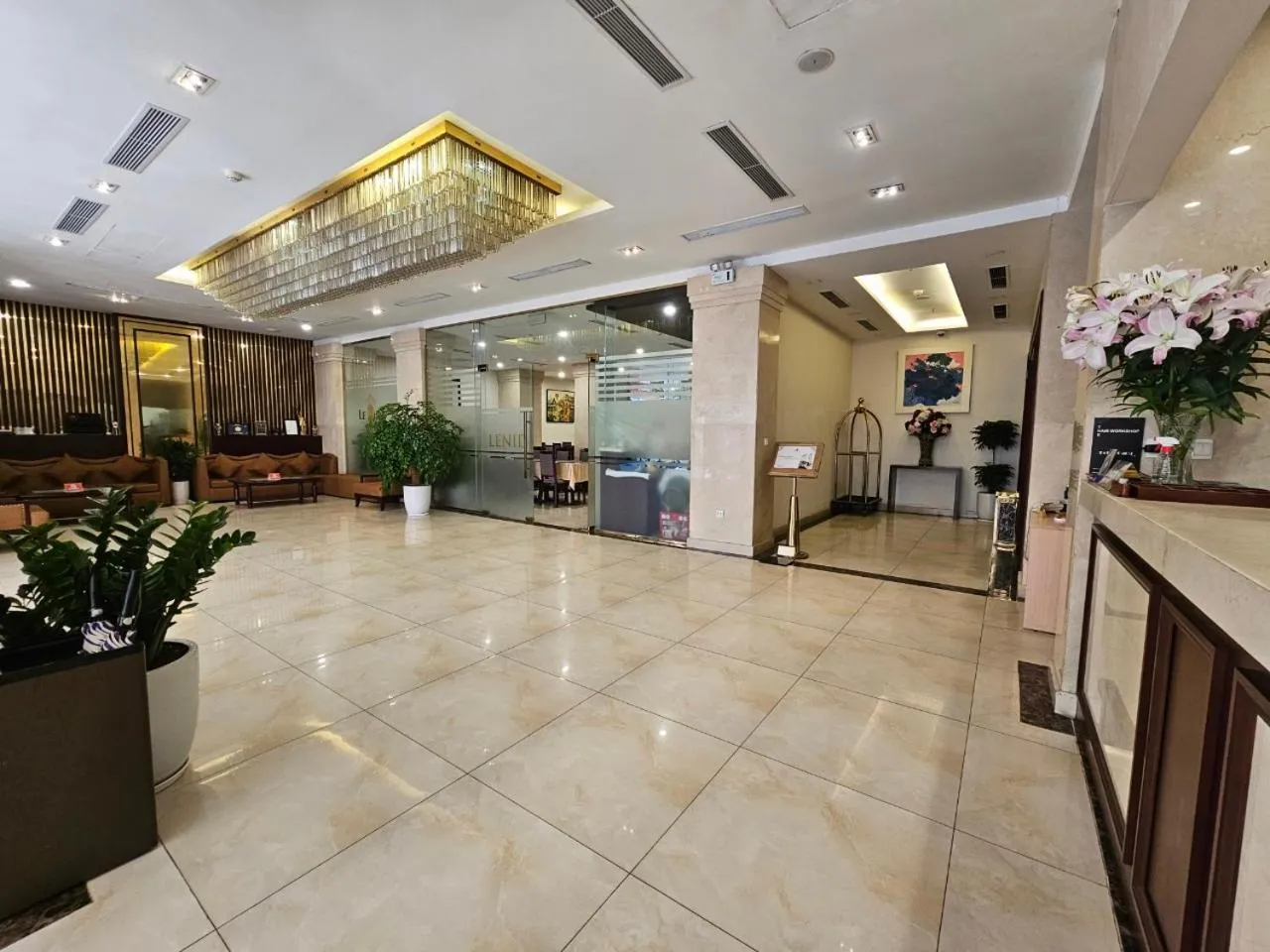 Lobby or reception, Lobby/Reception in Lenid Hotel Tho Nhuom