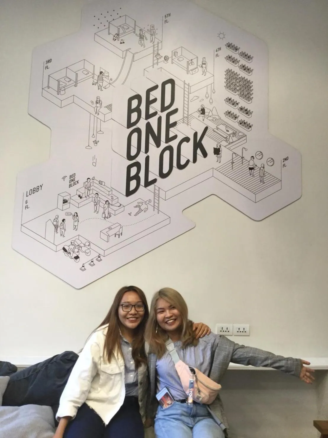 Bed in Bed One Block Hostel