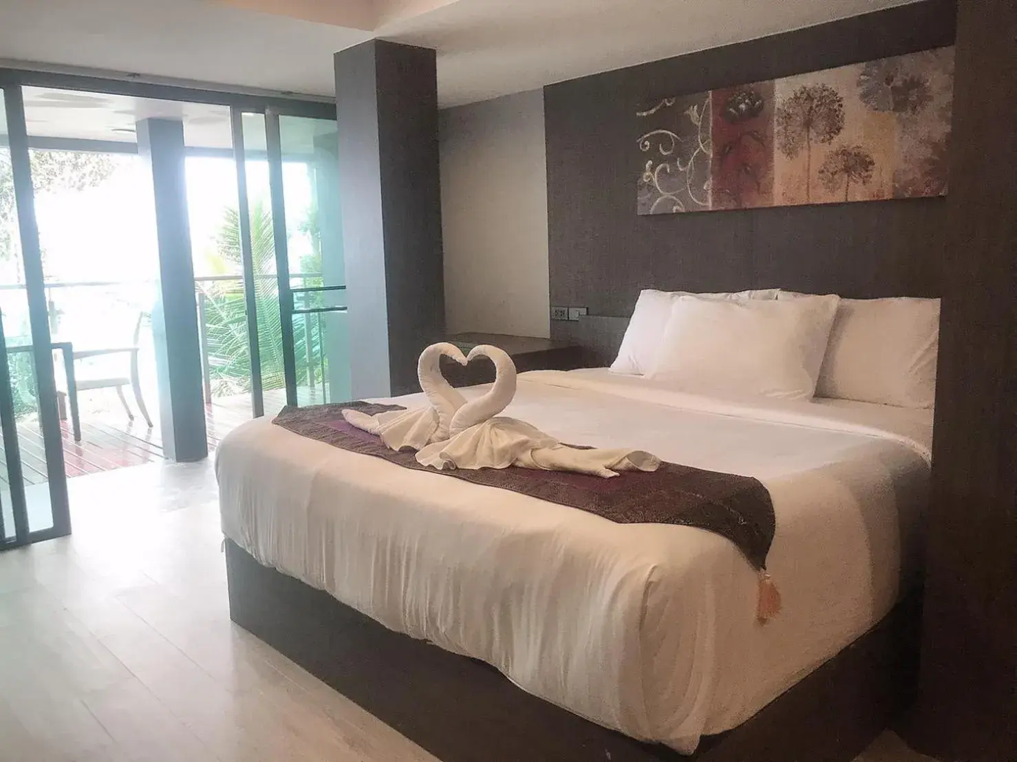 Property building, Bed in Cliff Lanta Suite-Koh Lanta Krabi