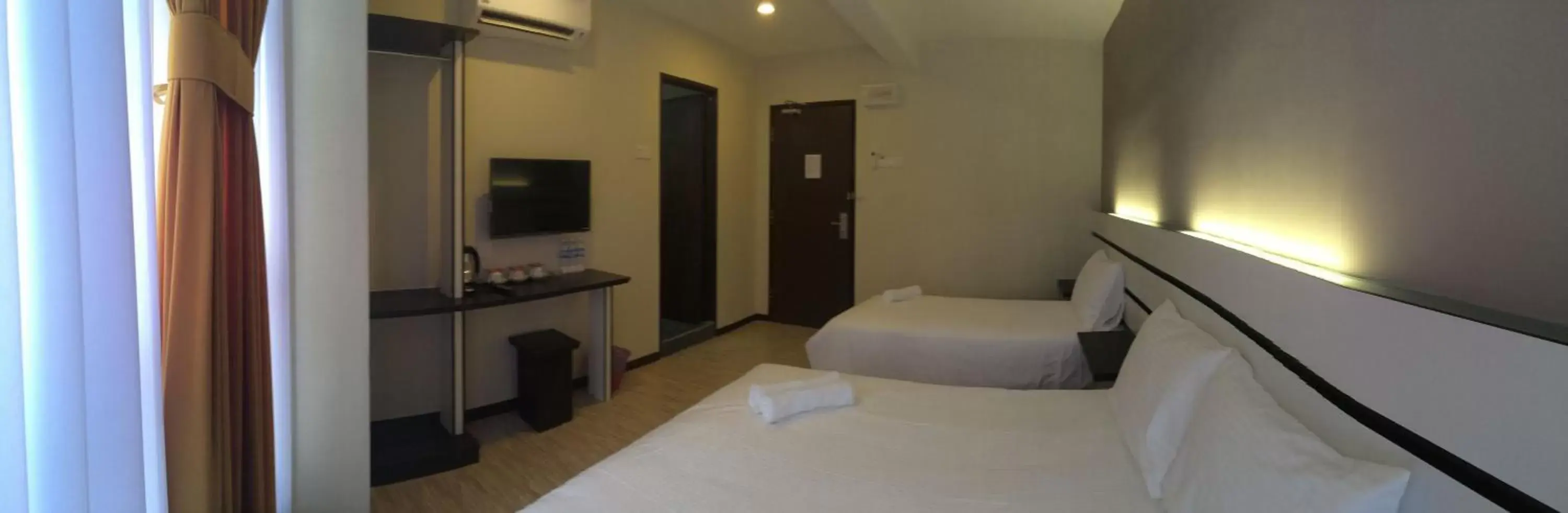 Bed in Grand Kapar Hotel Kuala Selangor