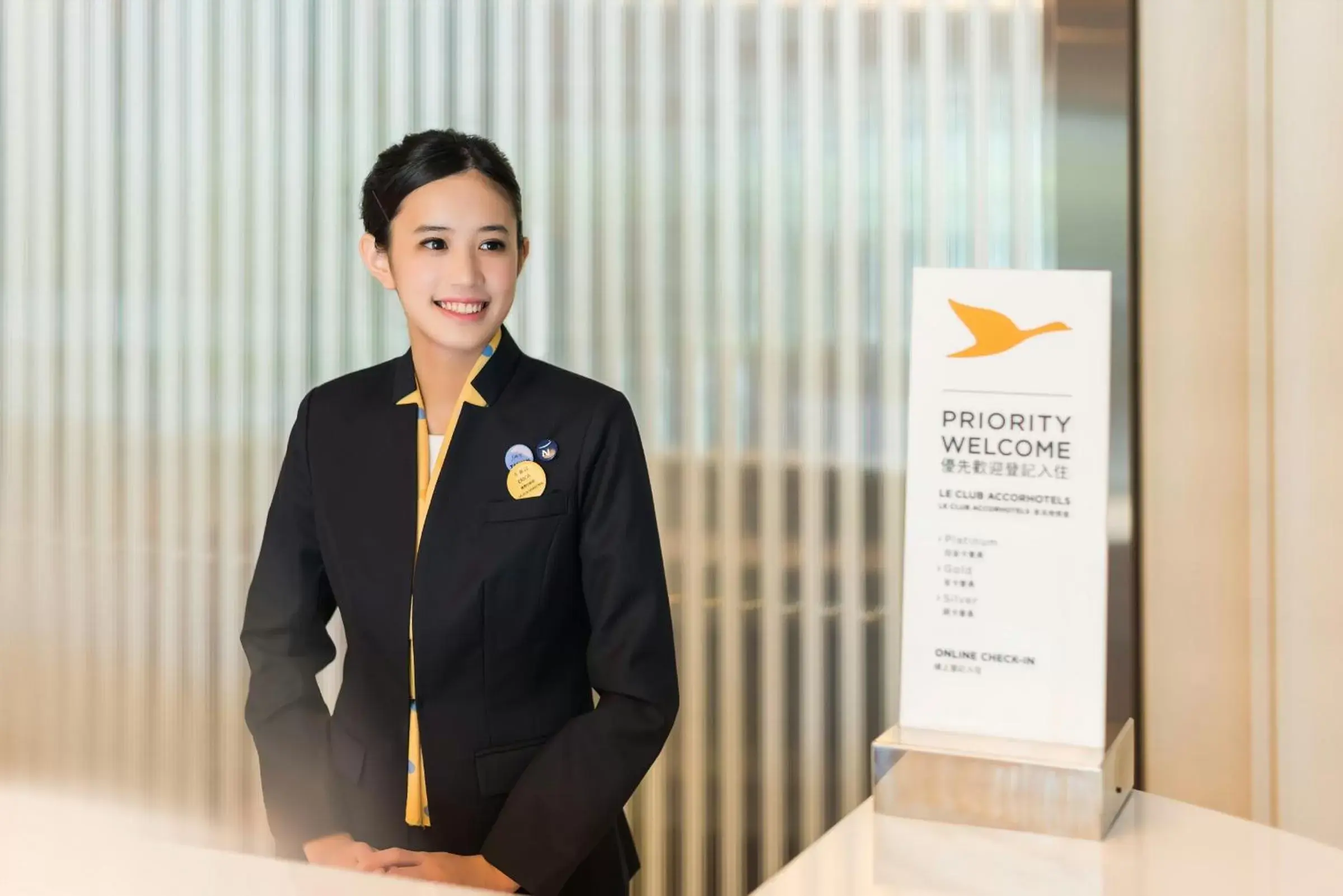 Staff in Novotel Taipei Taoyuan International Airport