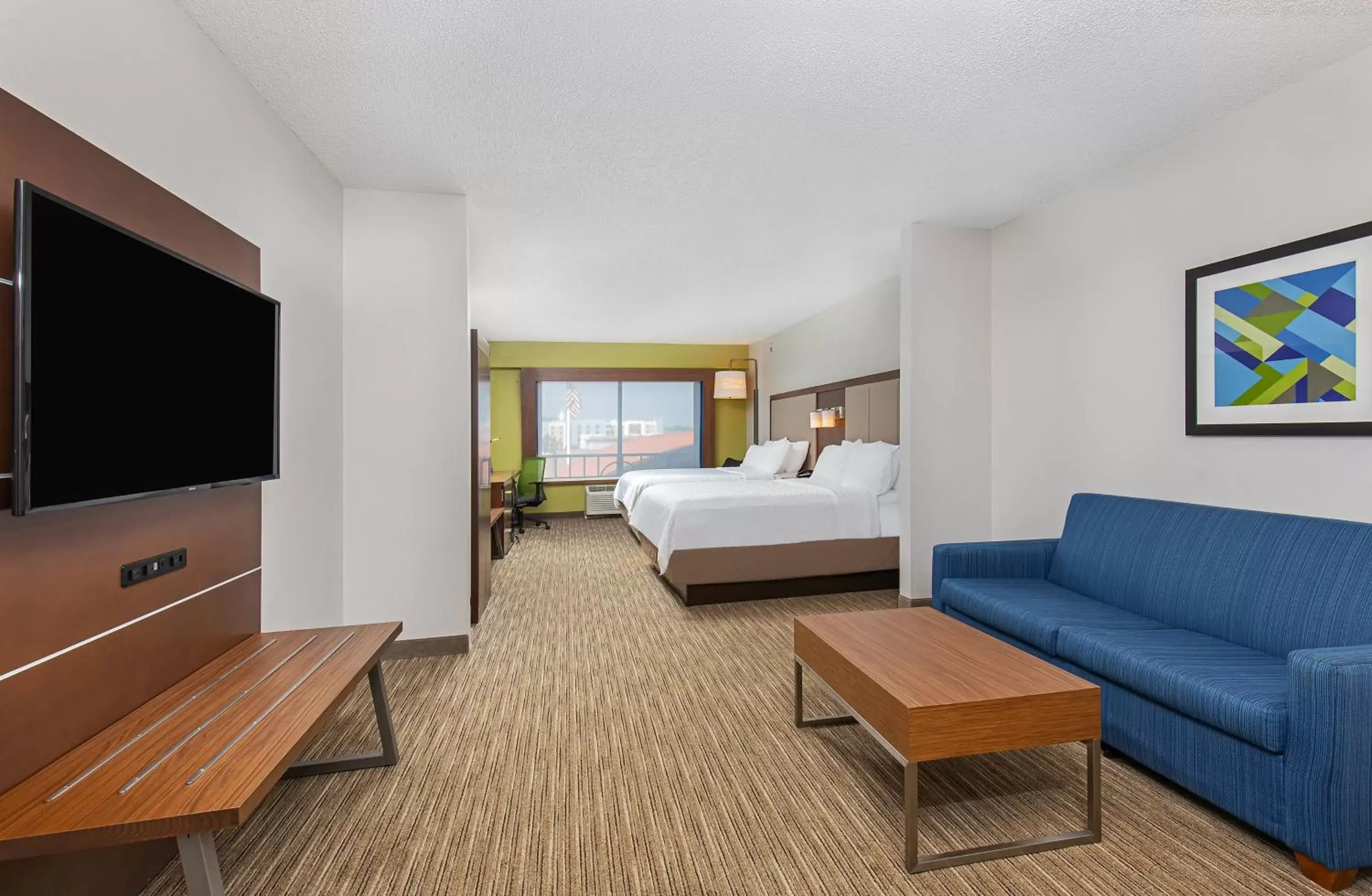 Photo of the whole room, TV/Entertainment Center in Holiday Inn Express Hotel & Suites Mount Juliet - Nashville Area, an IHG Hotel