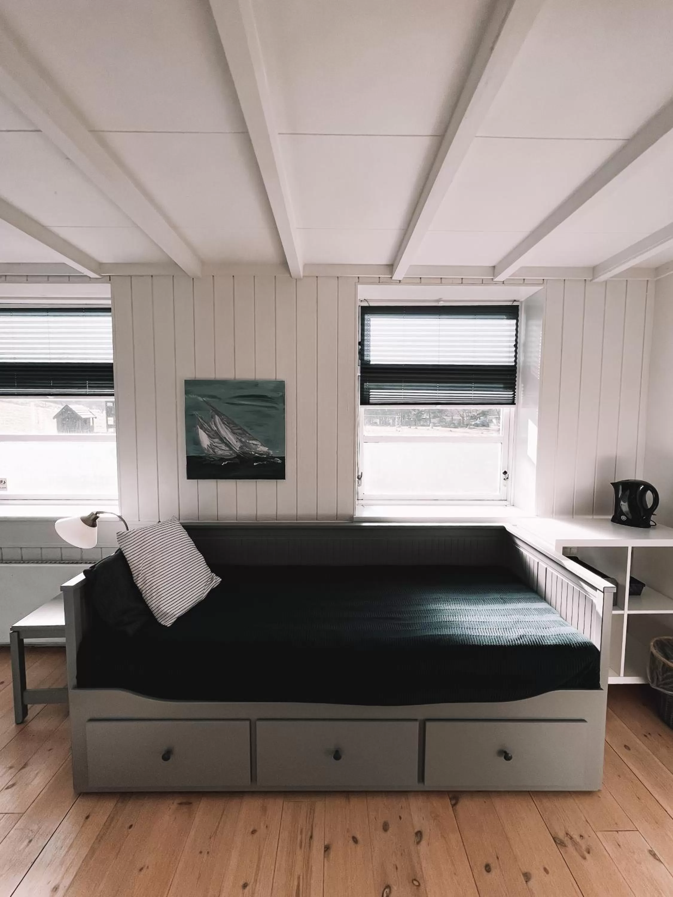 Bedroom, Bed in Kysthusene Gilleleje