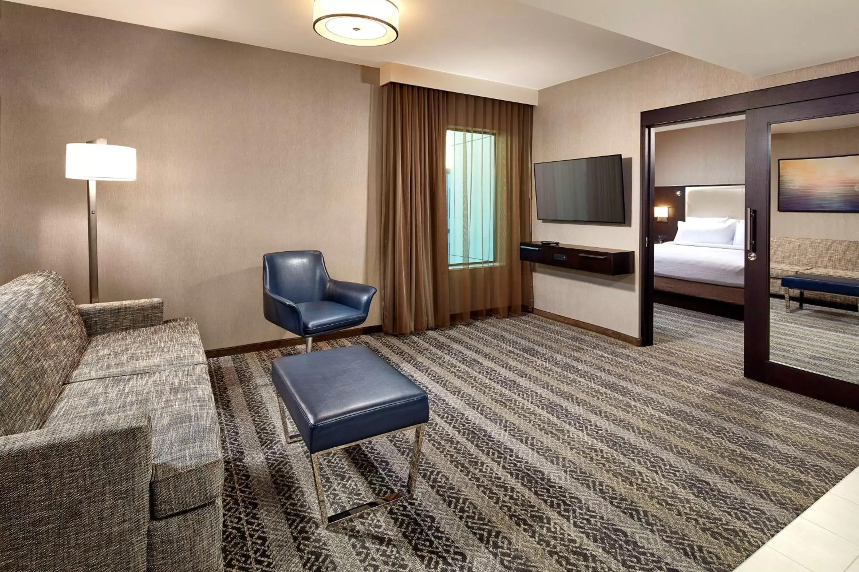 Bedroom, Seating Area in Homewood Suites by Hilton San Diego Downtown/Bayside