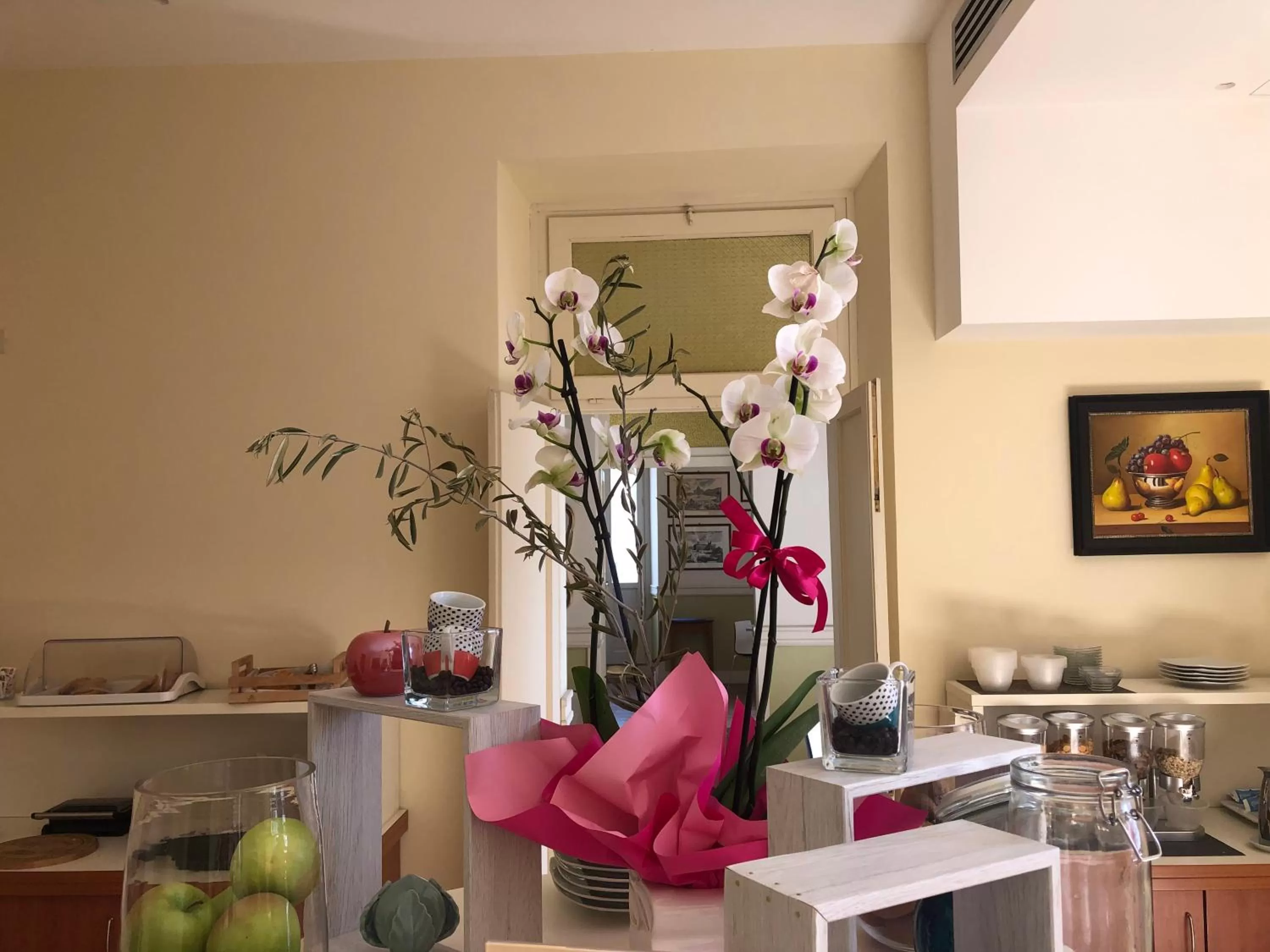 Decorative detail in Basilica Hotel