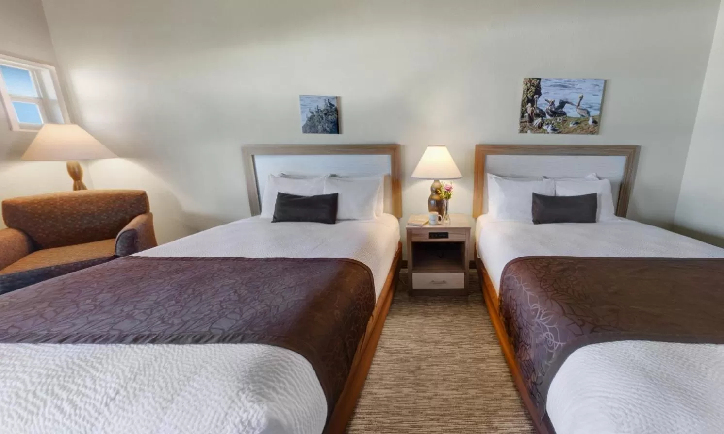 Bed in Fireside Motel