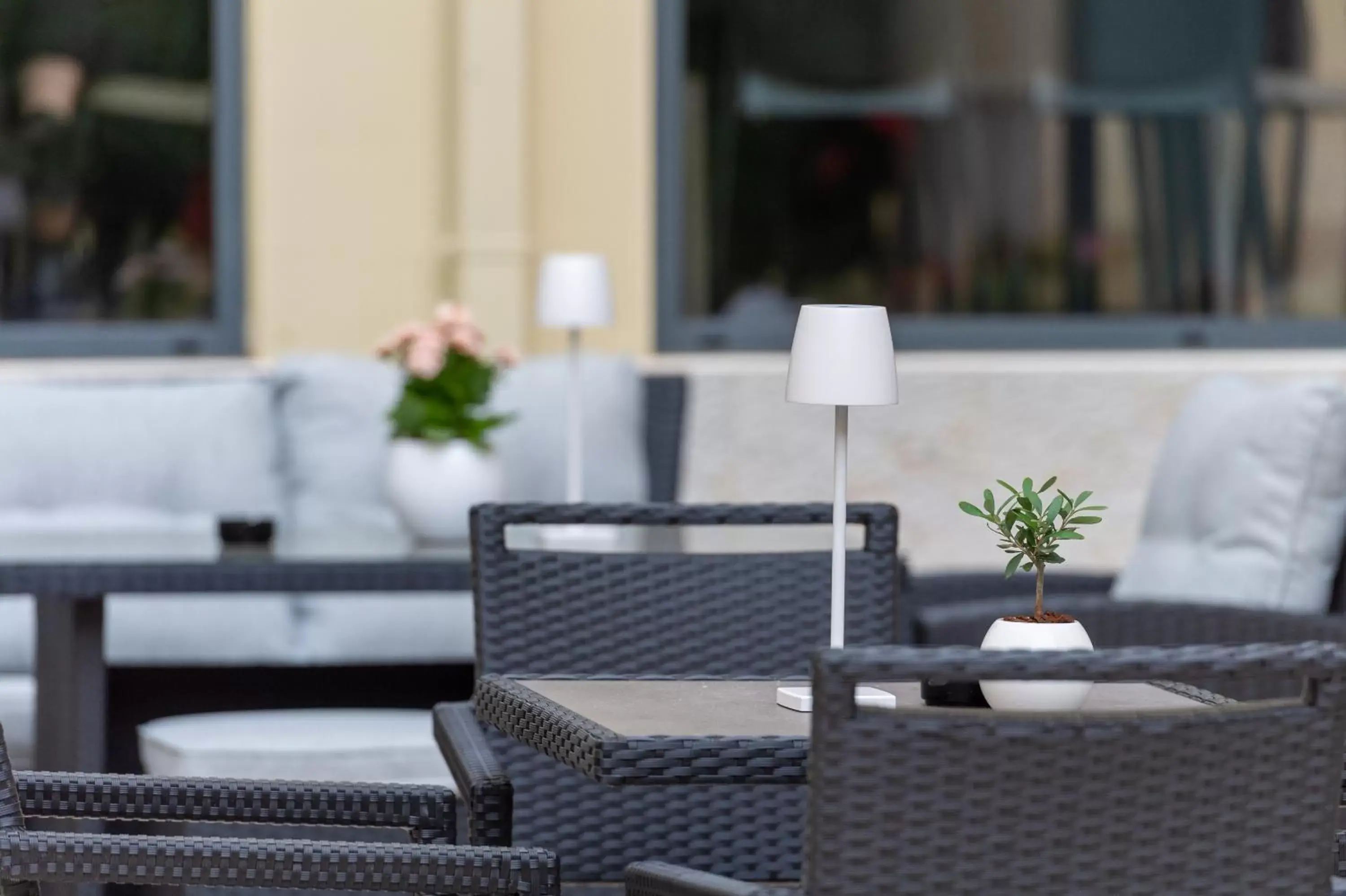 Inner courtyard view in Hotel Auditorium