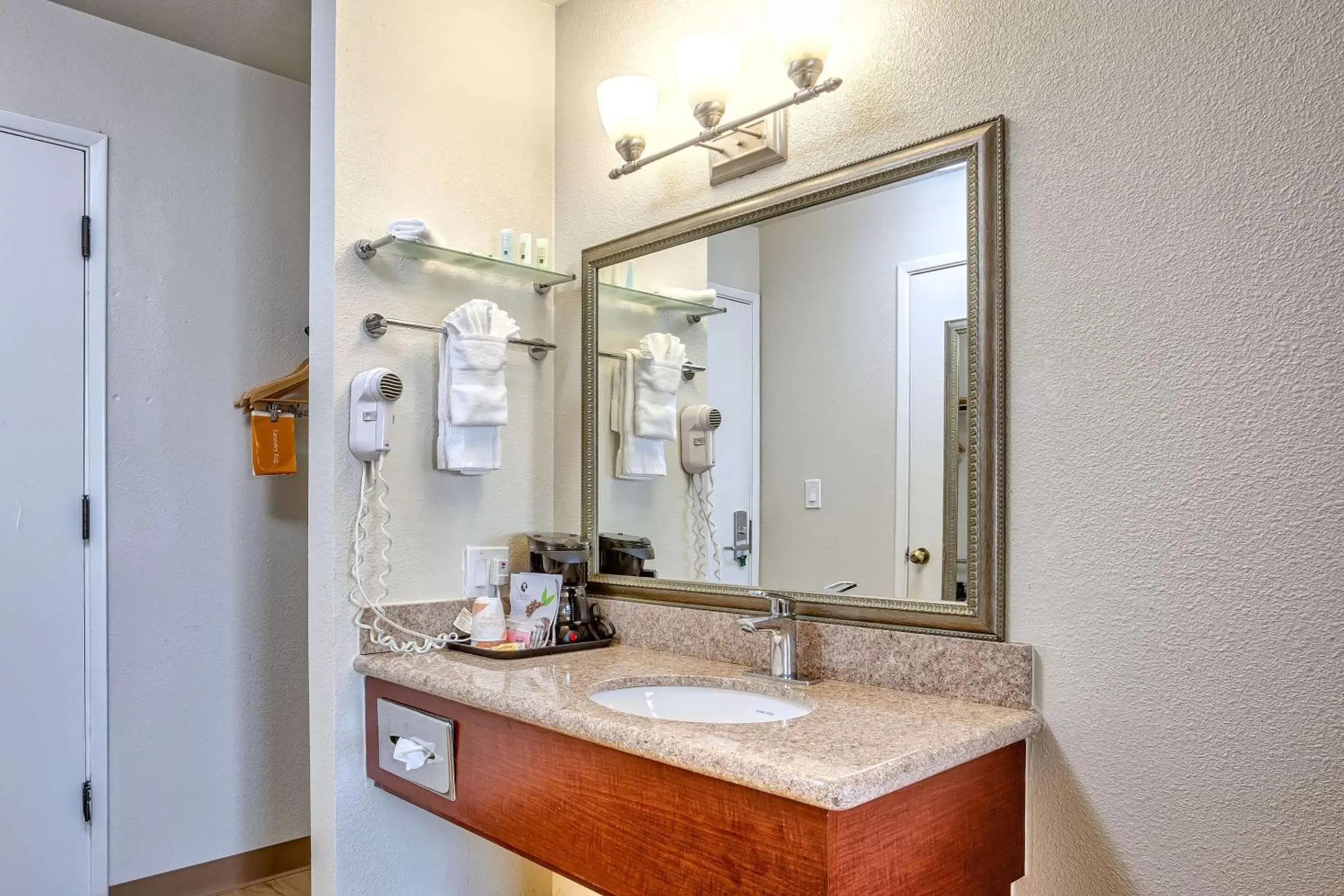 Bathroom in Quality Inn near Six Flags Discovery Kingdom-Napa Valley