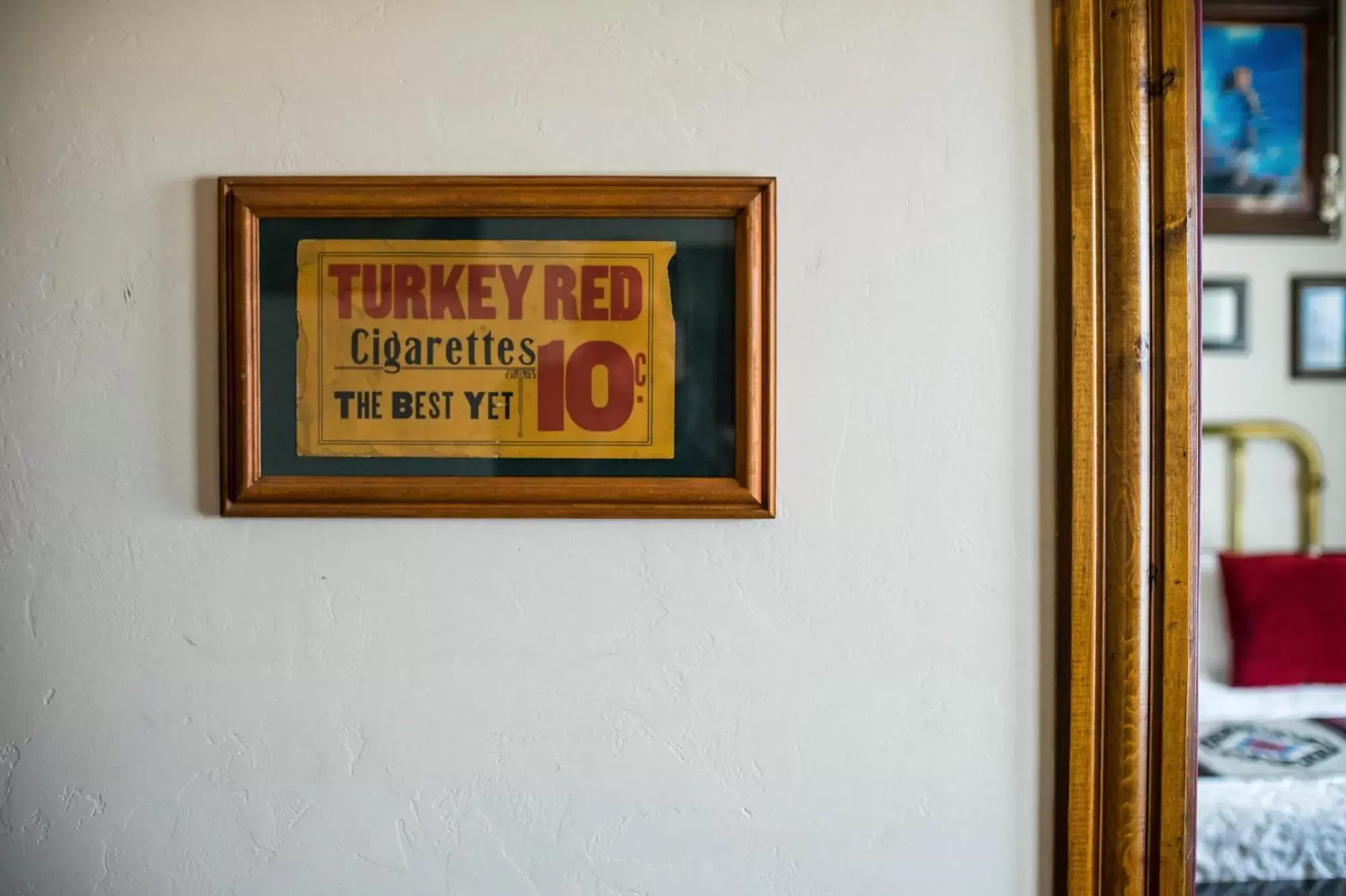 Decorative detail in Red Garter Inn