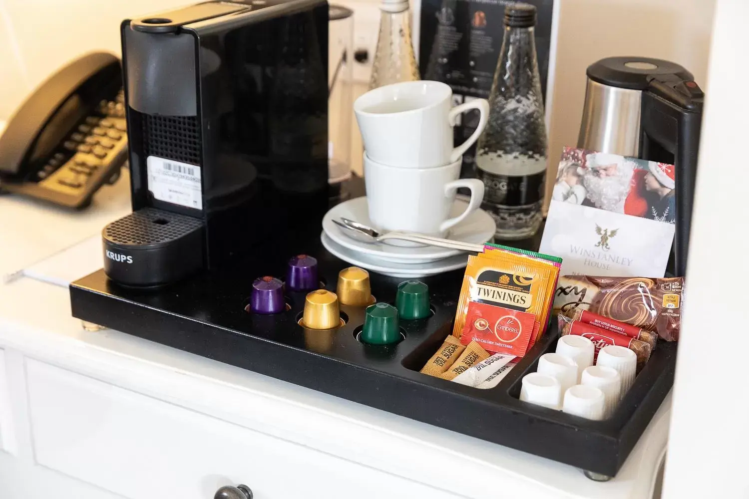 Coffee/tea facilities in Winstanley House