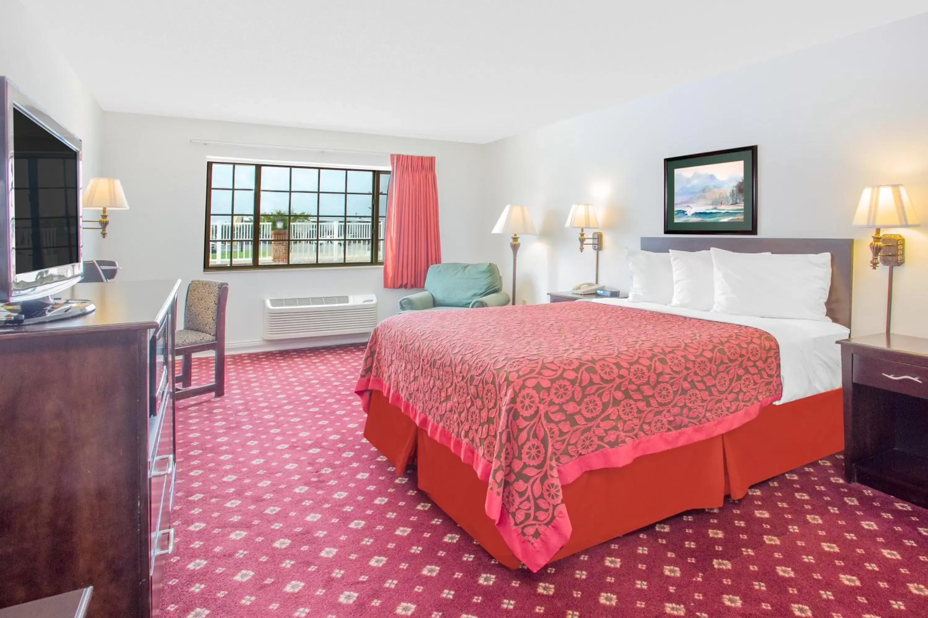 Bedroom, Bed in Days Inn by Wyndham Lake Village Bedroom, Bed in Days Inn by Wyndham Lake Village