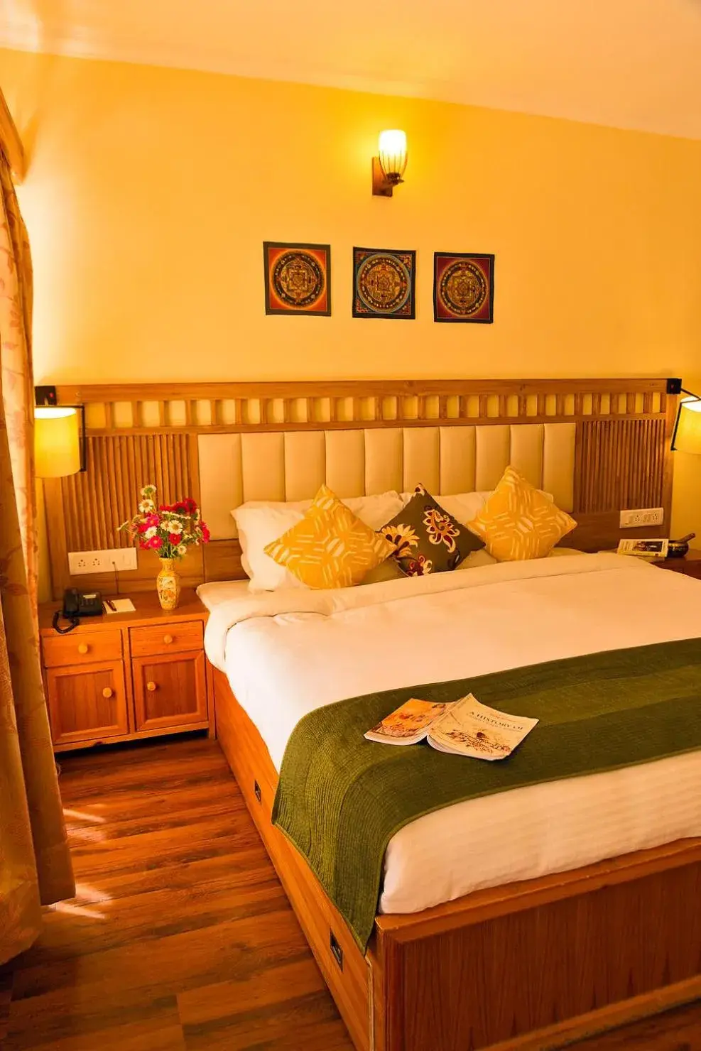 Bed in Ladakh Residency
