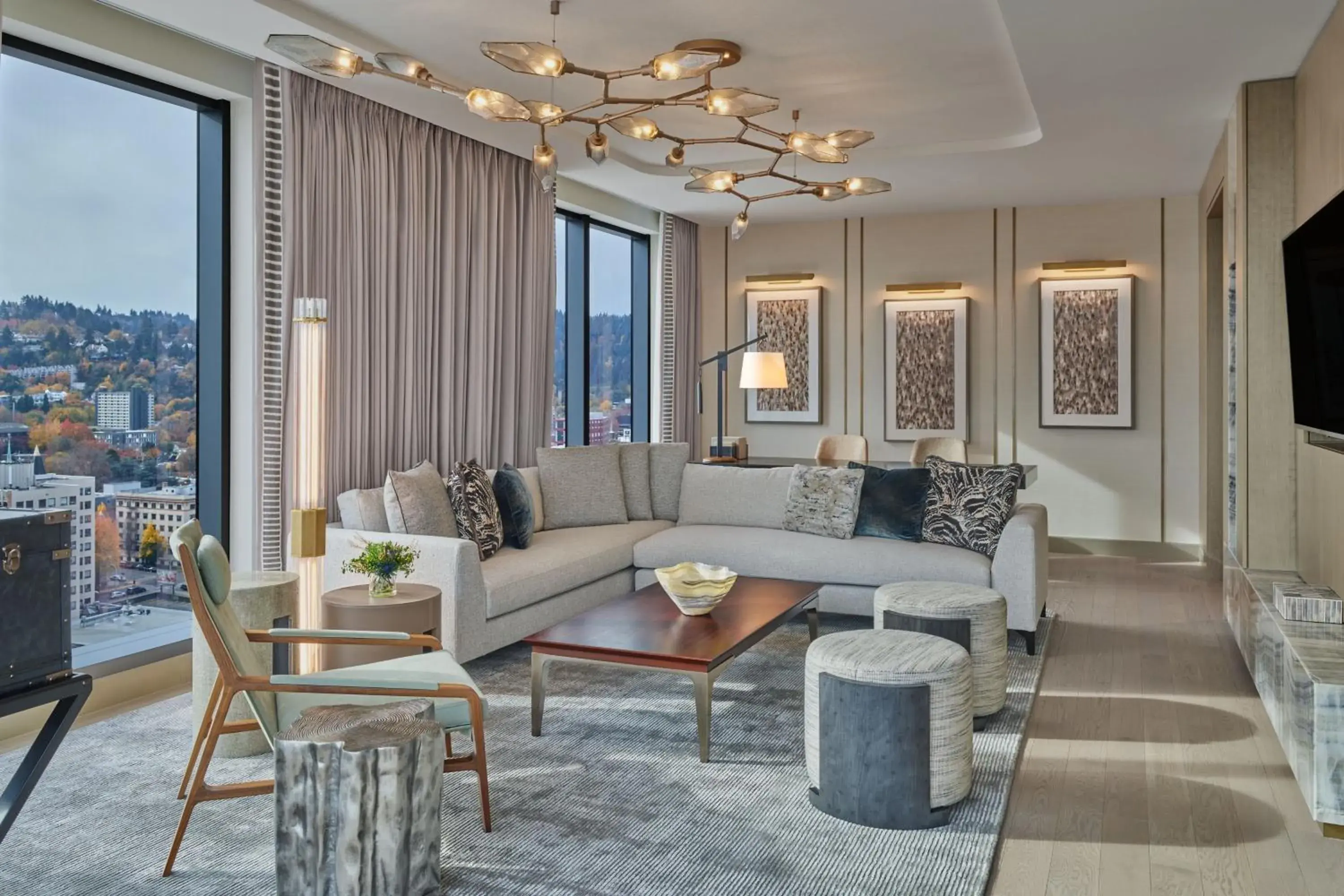 Living room, Seating Area in The Ritz-Carlton, Portland