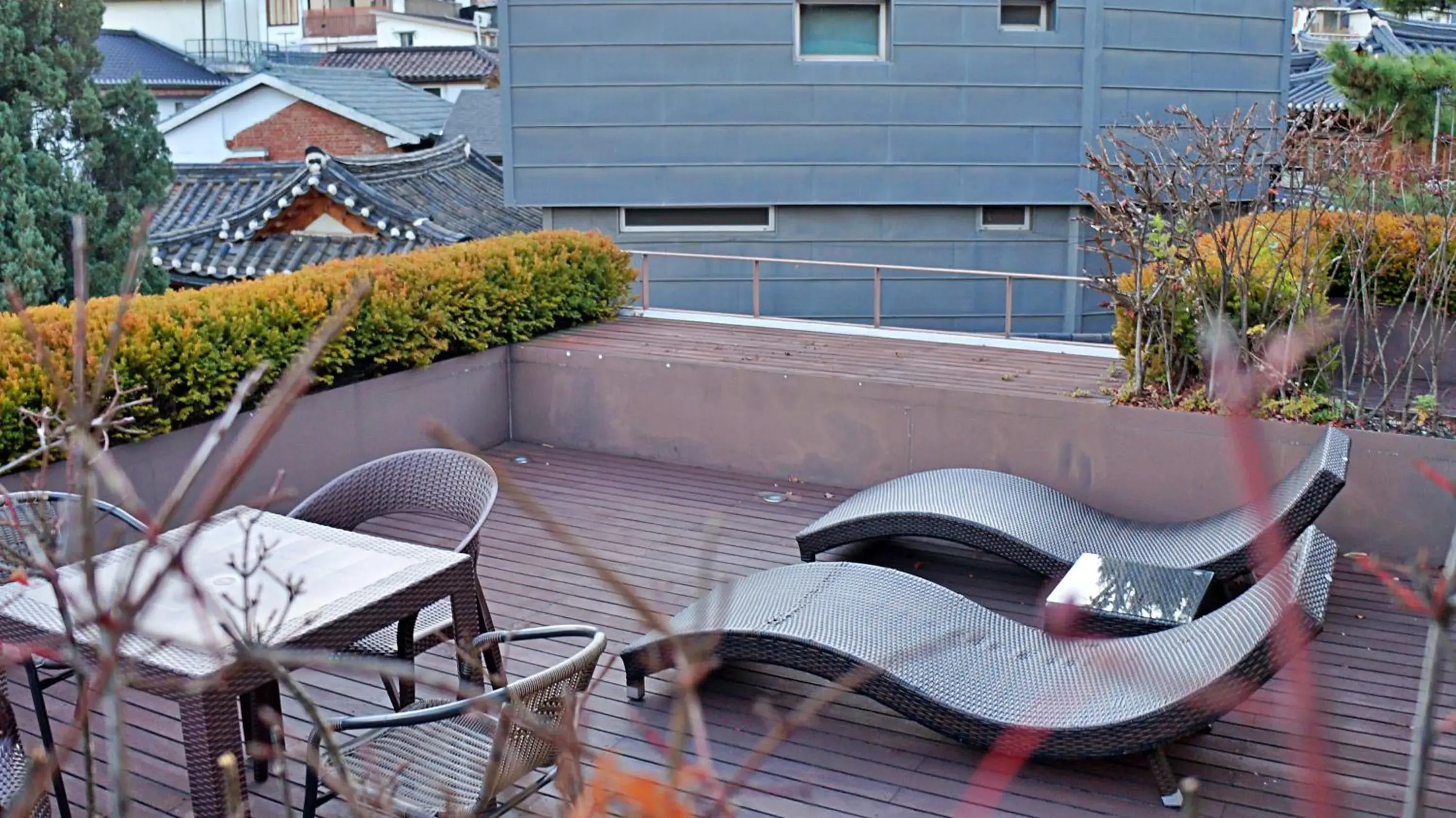 Patio in Bonum 1957 Hanok and Boutique