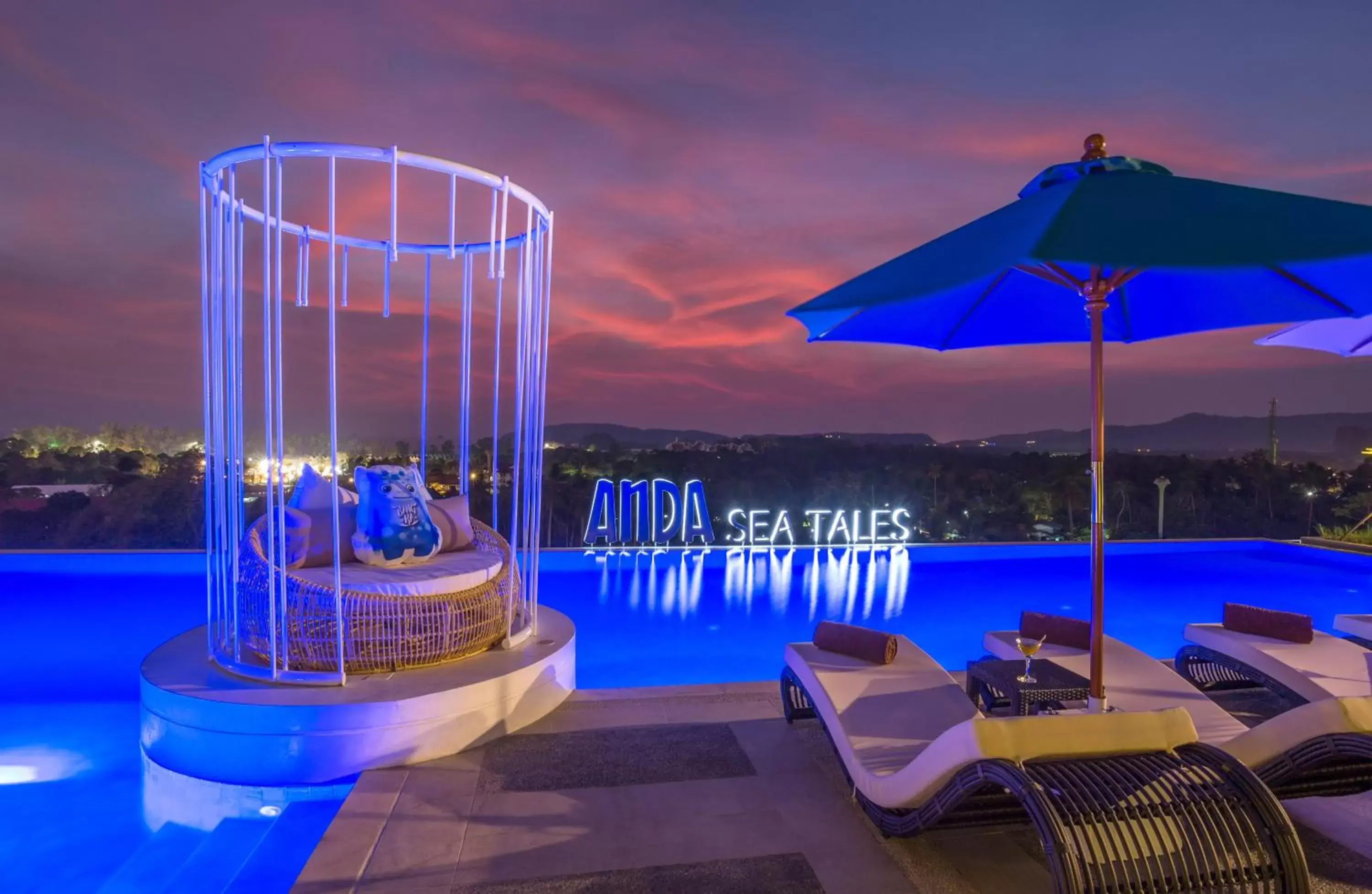 Swimming pool in Anda Sea Tales Resort-SHA Plus Swimming pool in Anda Sea Tales Resort-SHA Plus