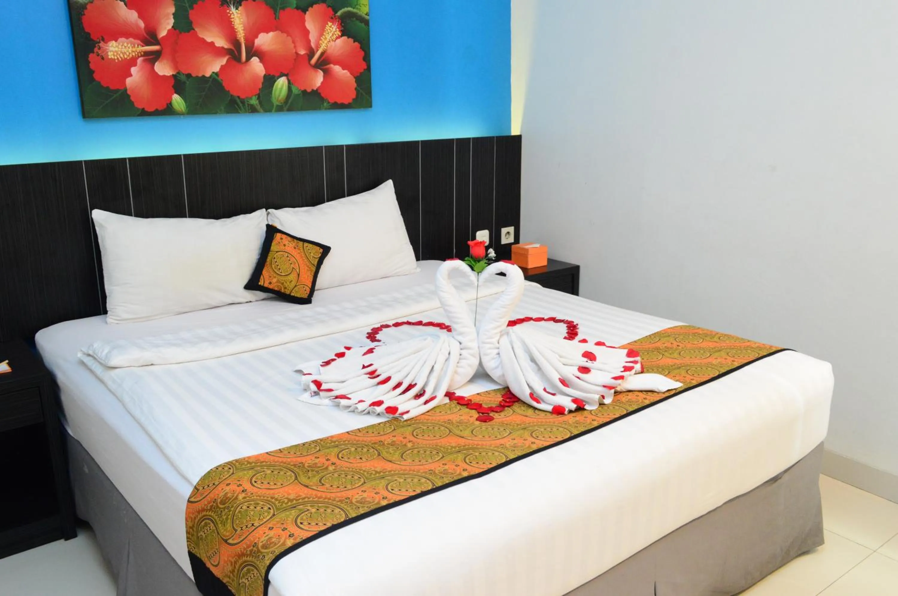 Bed in J Hotel - Bandara Soekarno Hatta