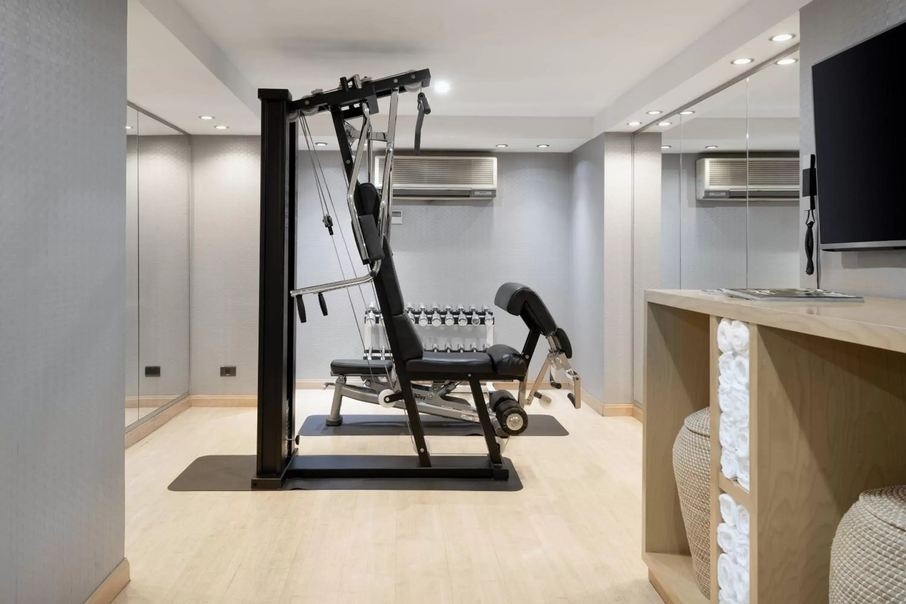Fitness centre/facilities in AC Hotel Málaga Palacio by Marriott