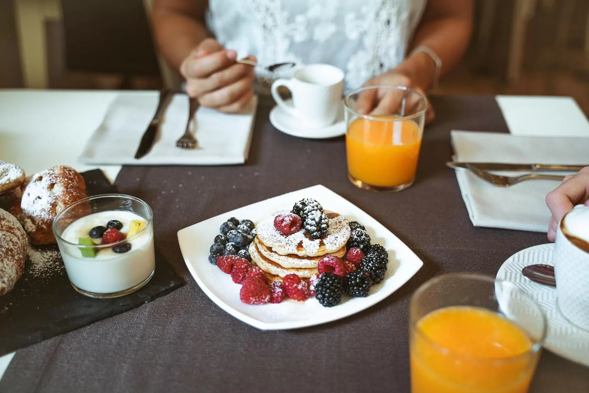 Buffet breakfast in Bonotto Hotel Belvedere