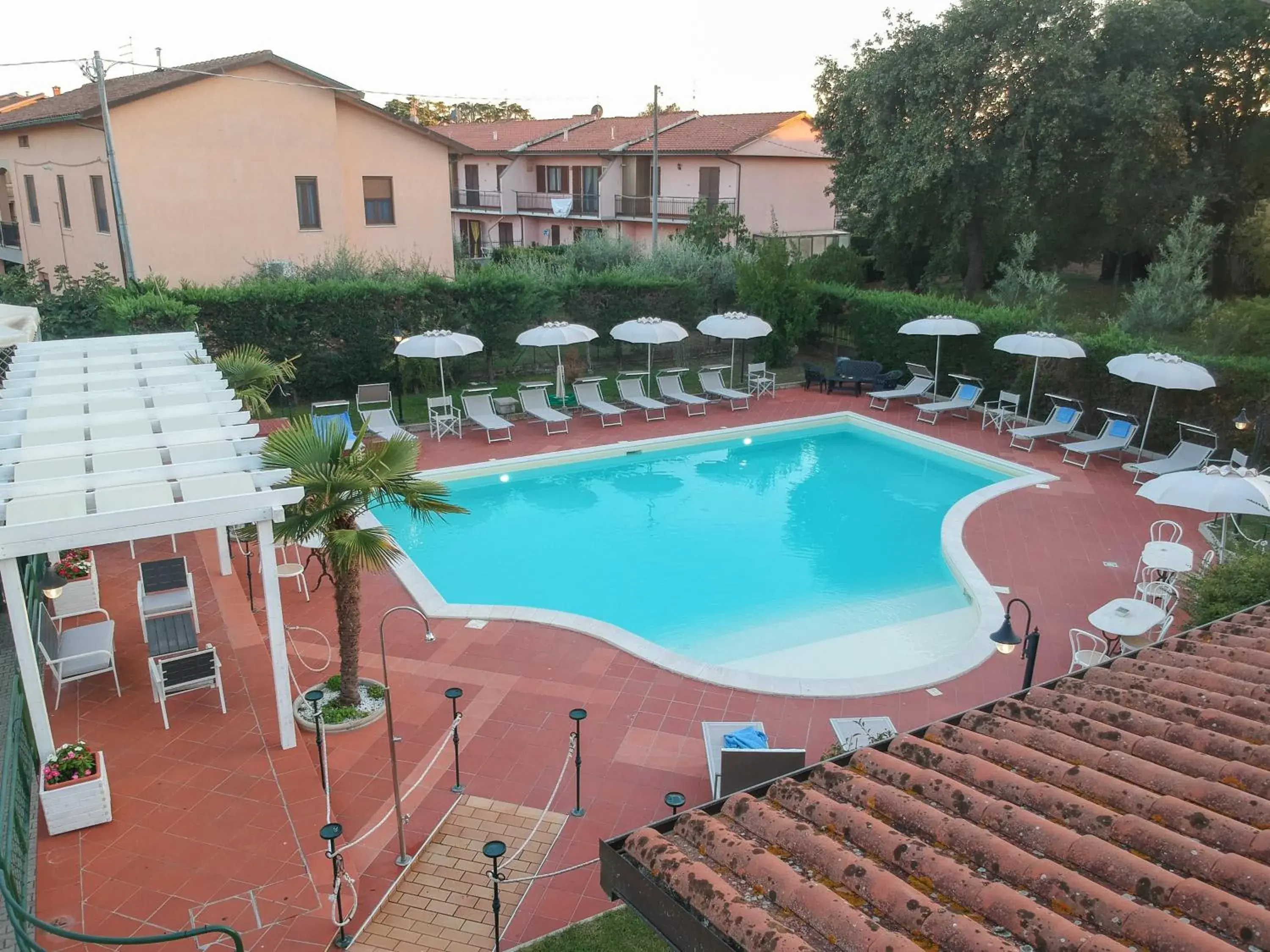 Pool View in Hotel Duca Della Corgna