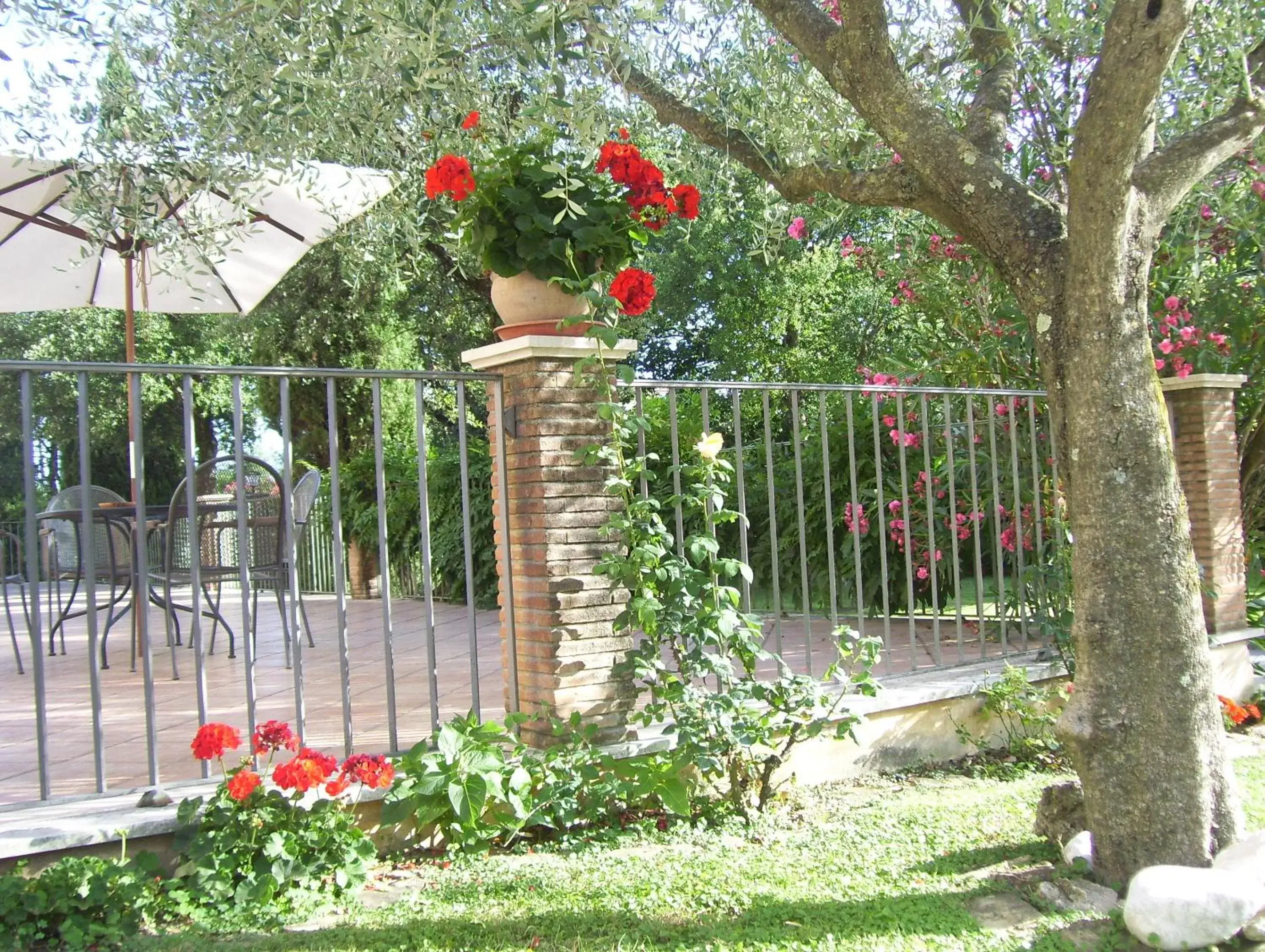 Balcony/Terrace, Garden in Hotel Del Sole