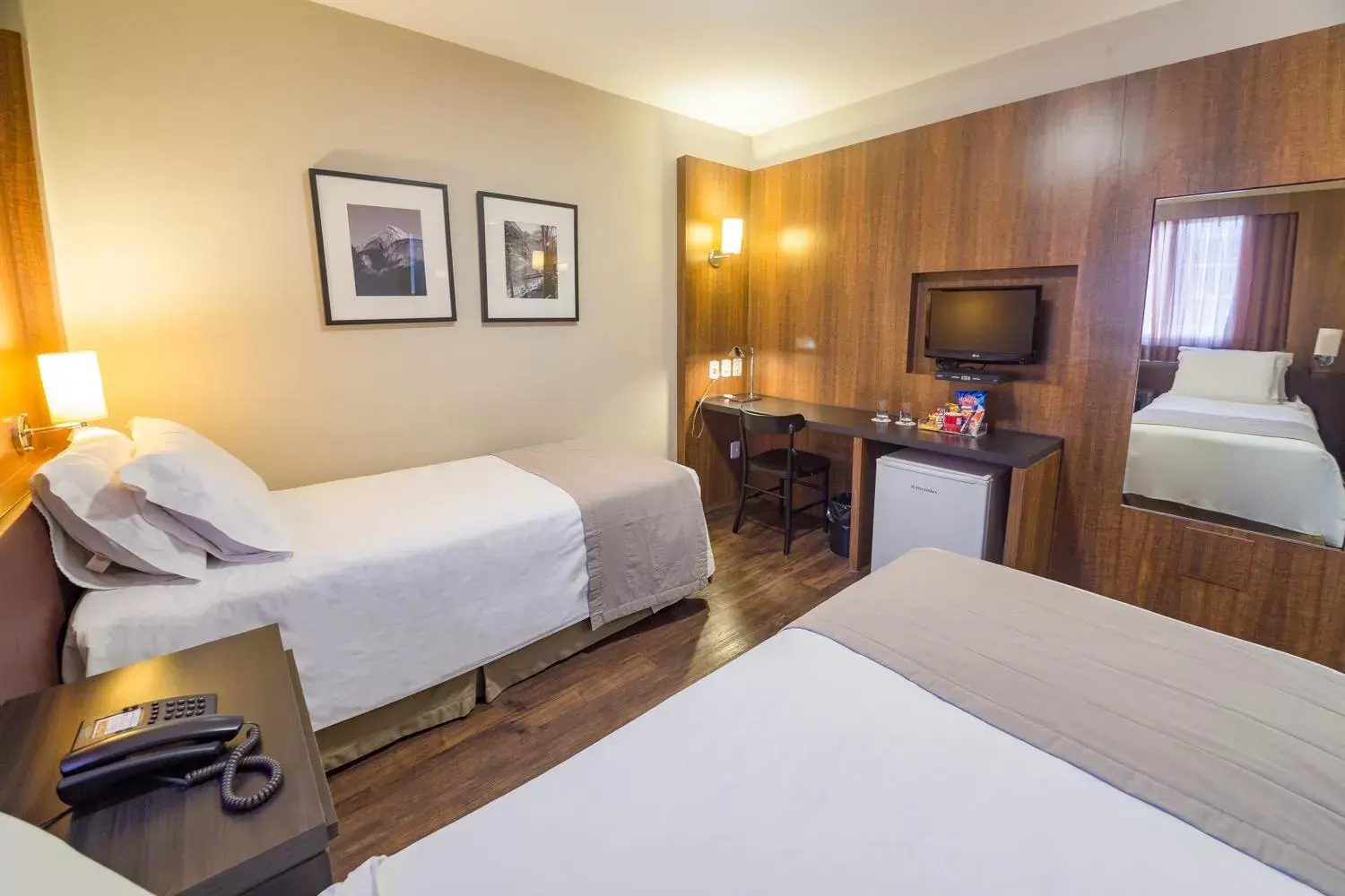 Bed in Porto da Ilha Hotel