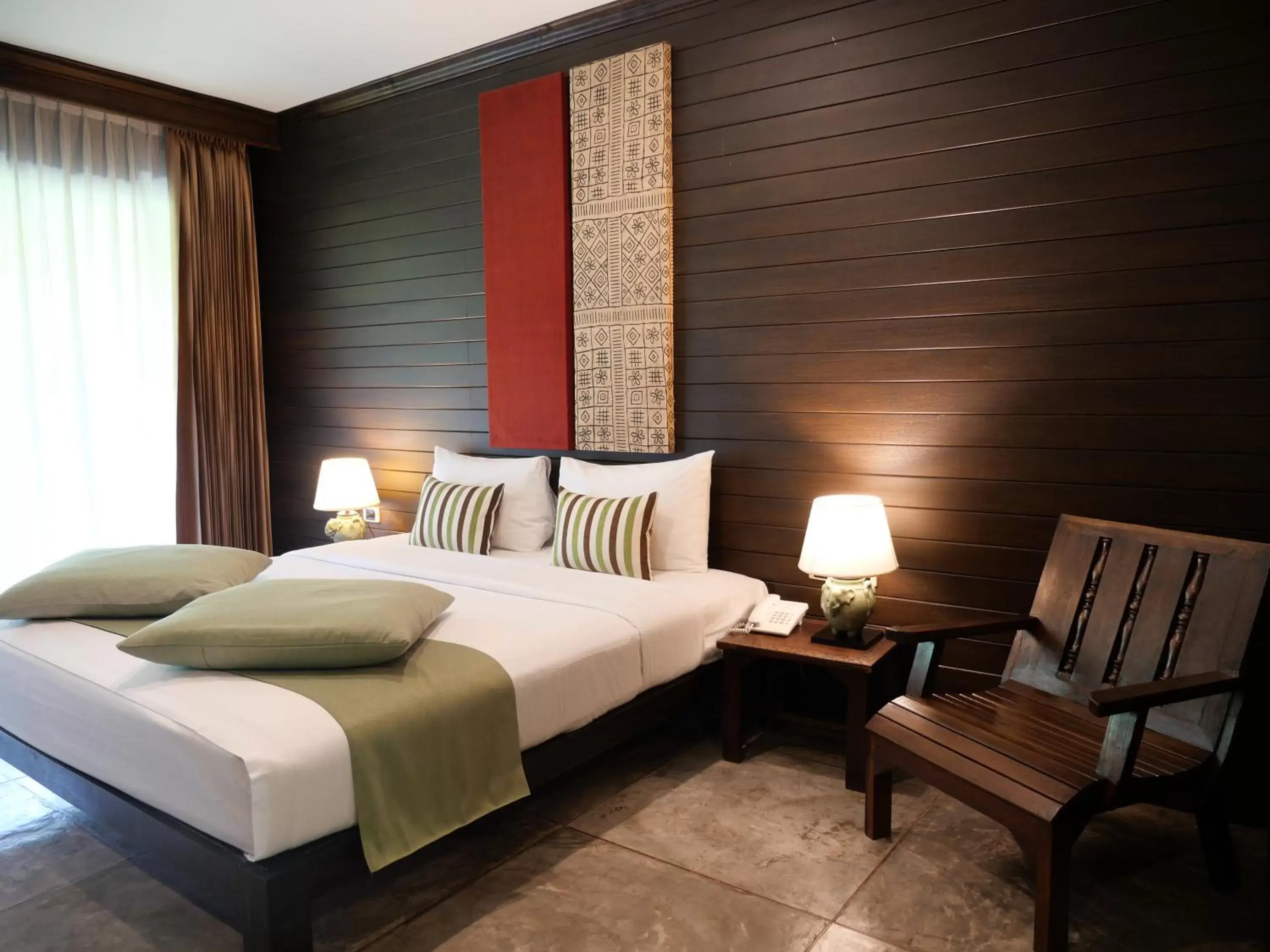 Bedroom, Bed in Royal River Kwai Resort and Spa -SHA Extra Plus