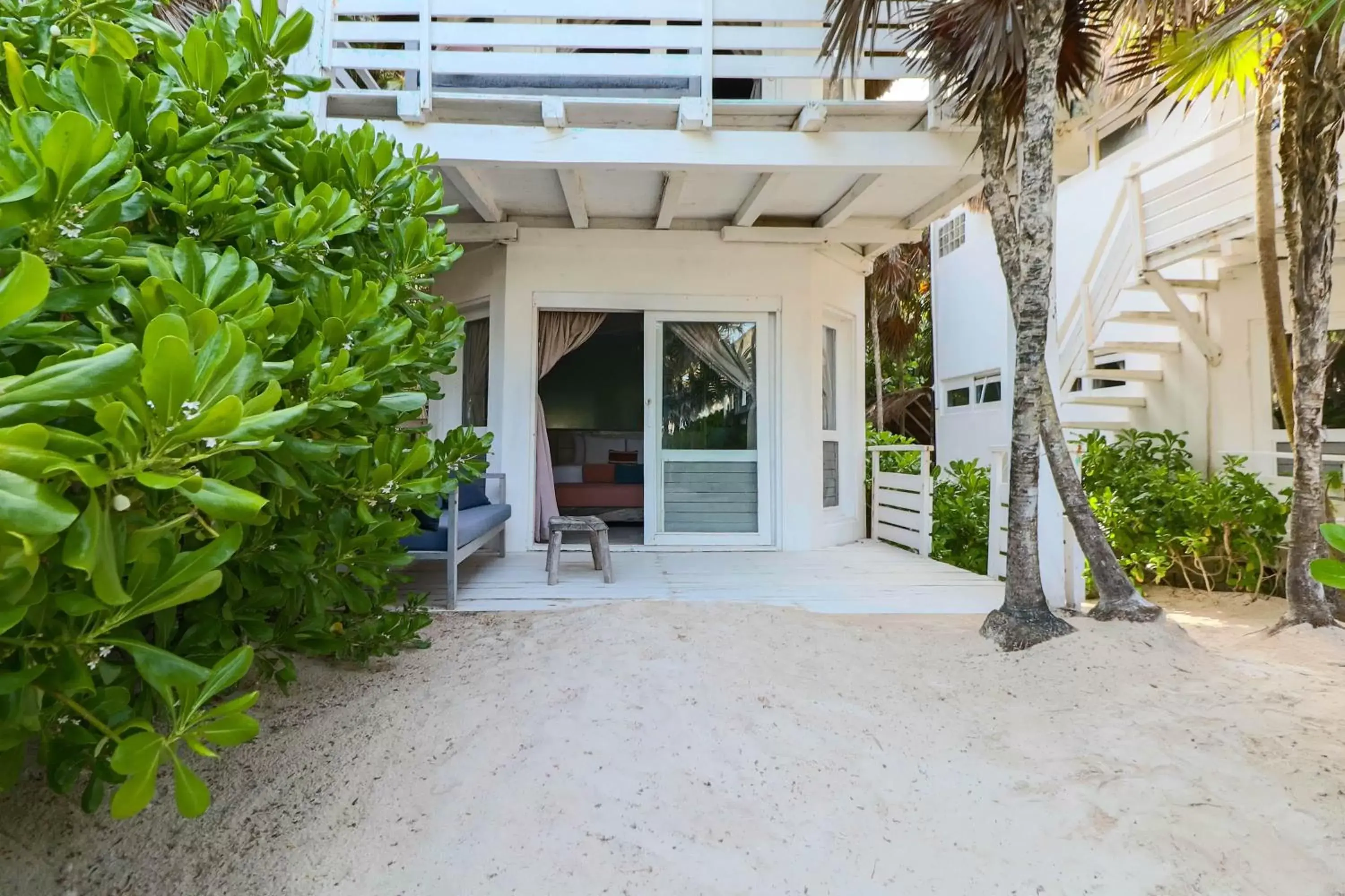 Balcony/Terrace in Tuup Tulum Oceanfront or road side rooms