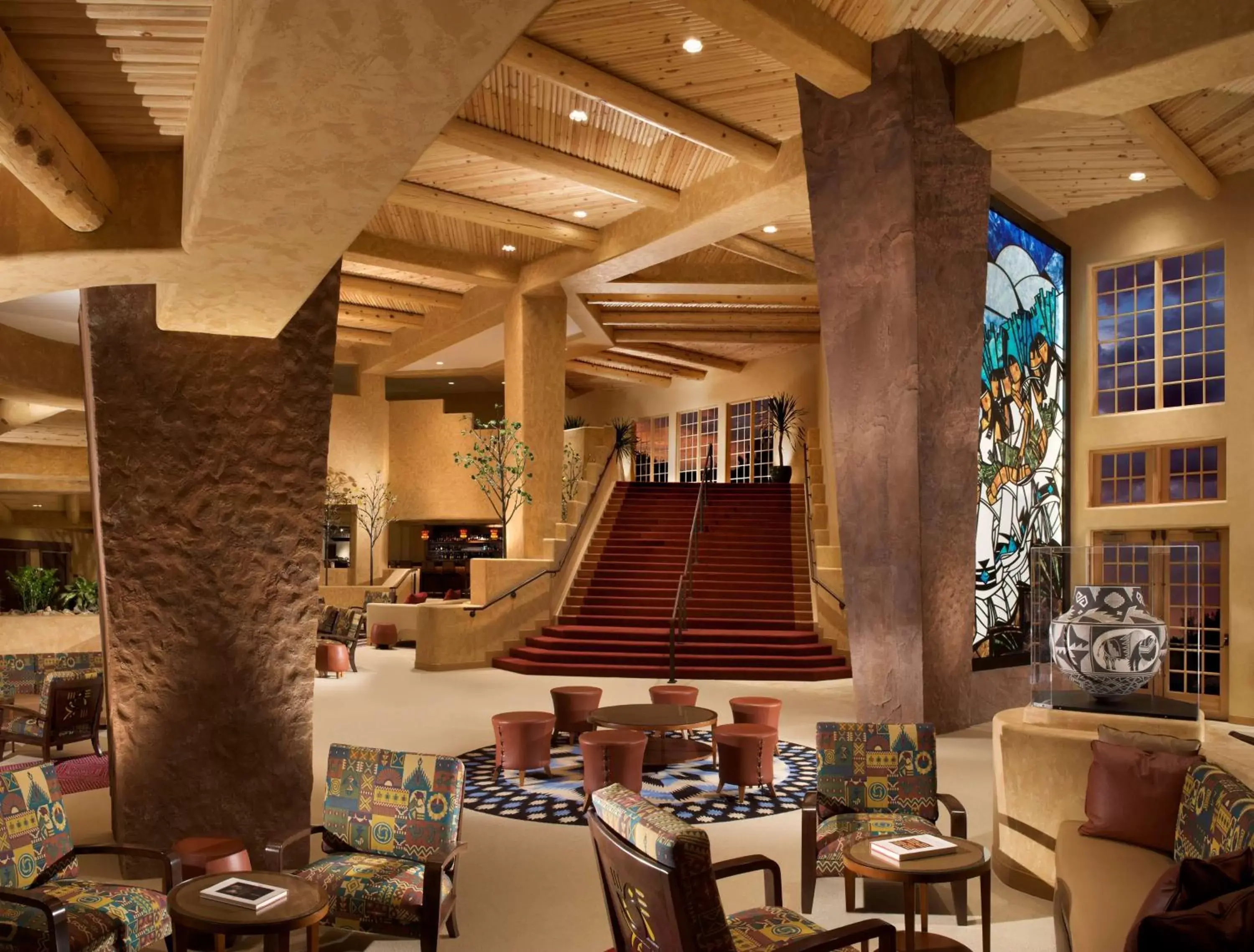 Lobby or reception, Restaurant/Places to Eat in Hilton Santa Fe Buffalo Thunder