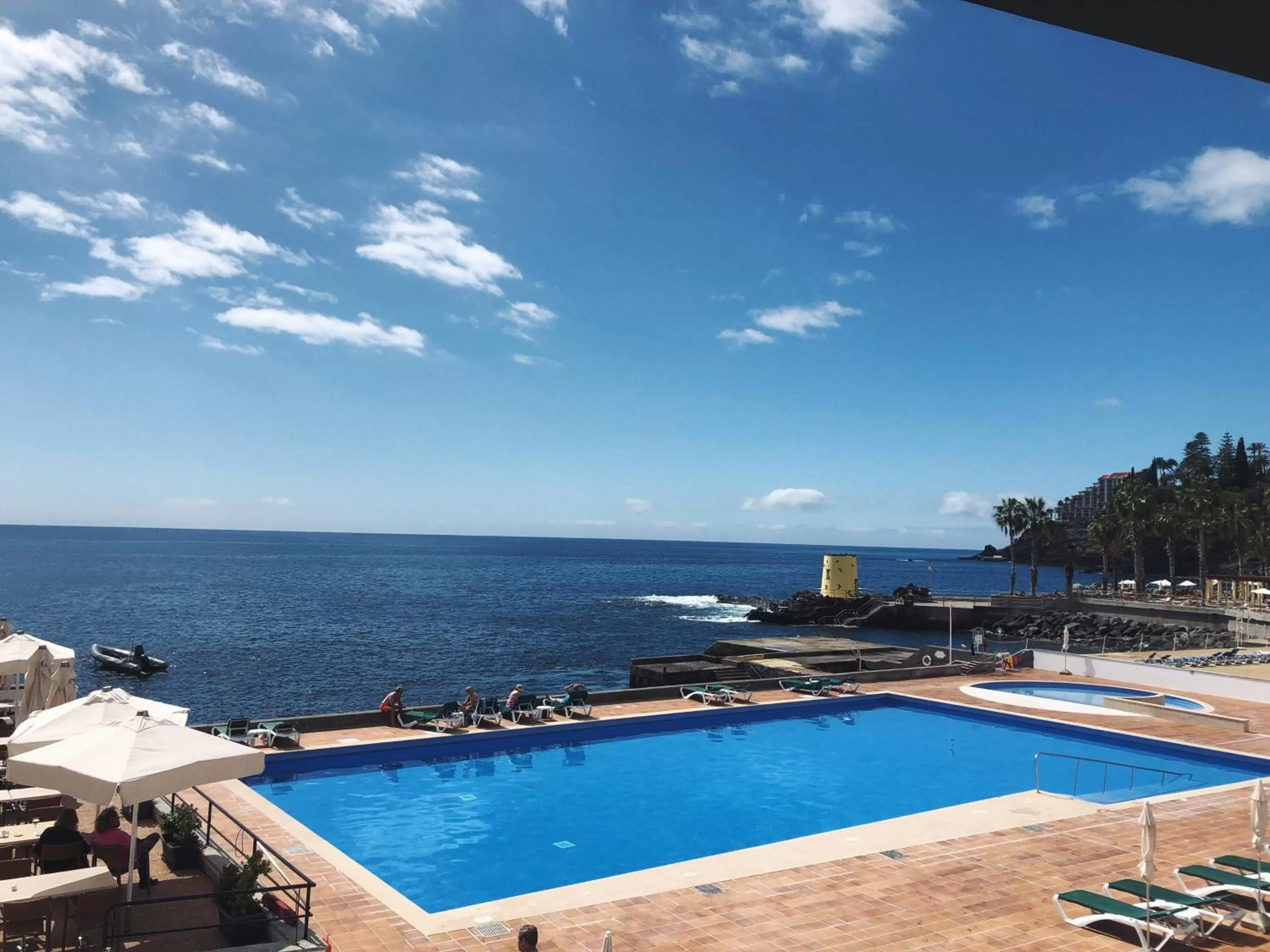 Pool view in Quinta Da Penha De Franca
