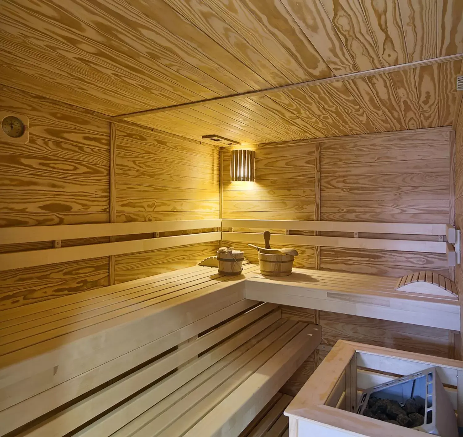 Sauna in Mercure Medias Binderbubi Hotel And Spa