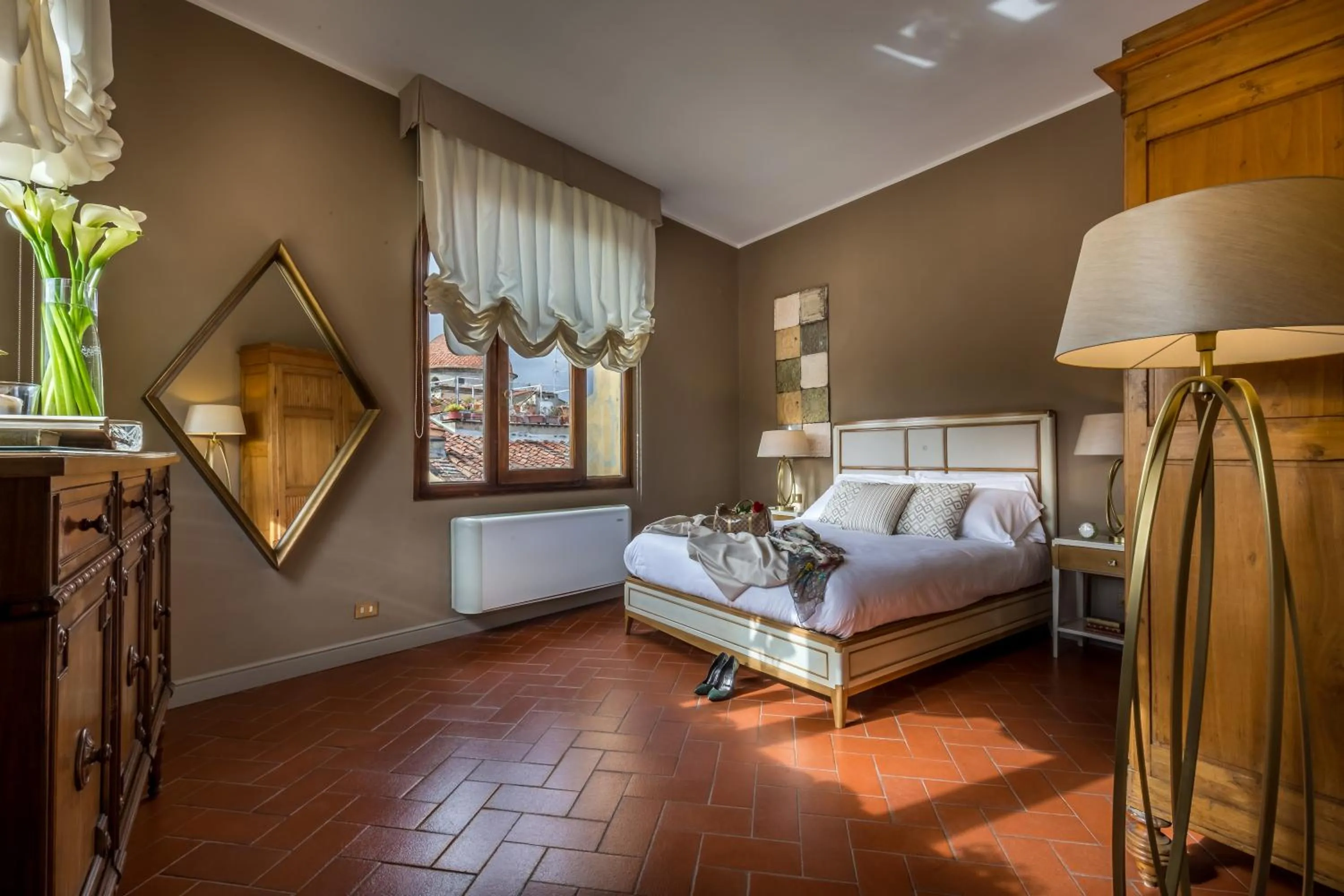 Bedroom, Bed in Palazzo Ridolfi - Residenza d'Epoca