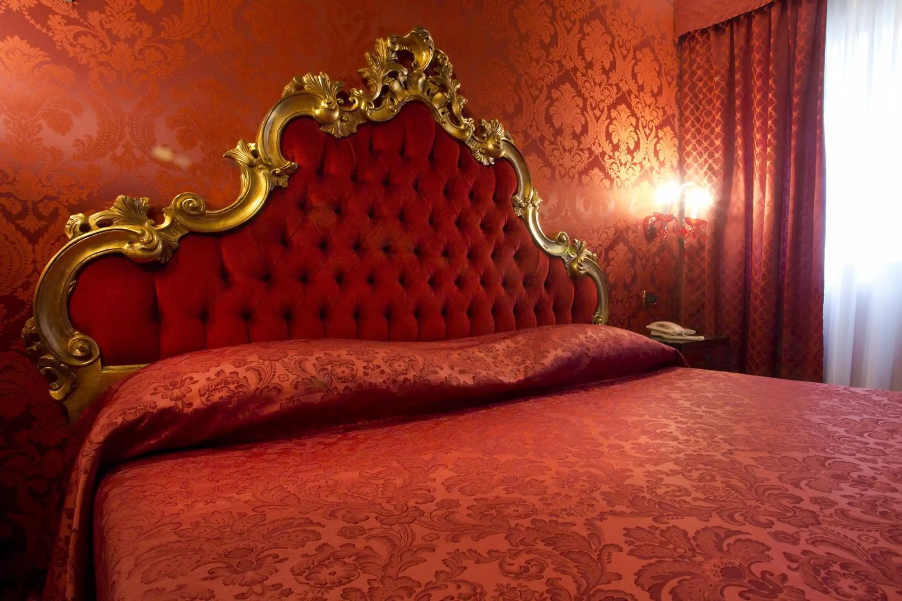 Bed in Hotel Noemi