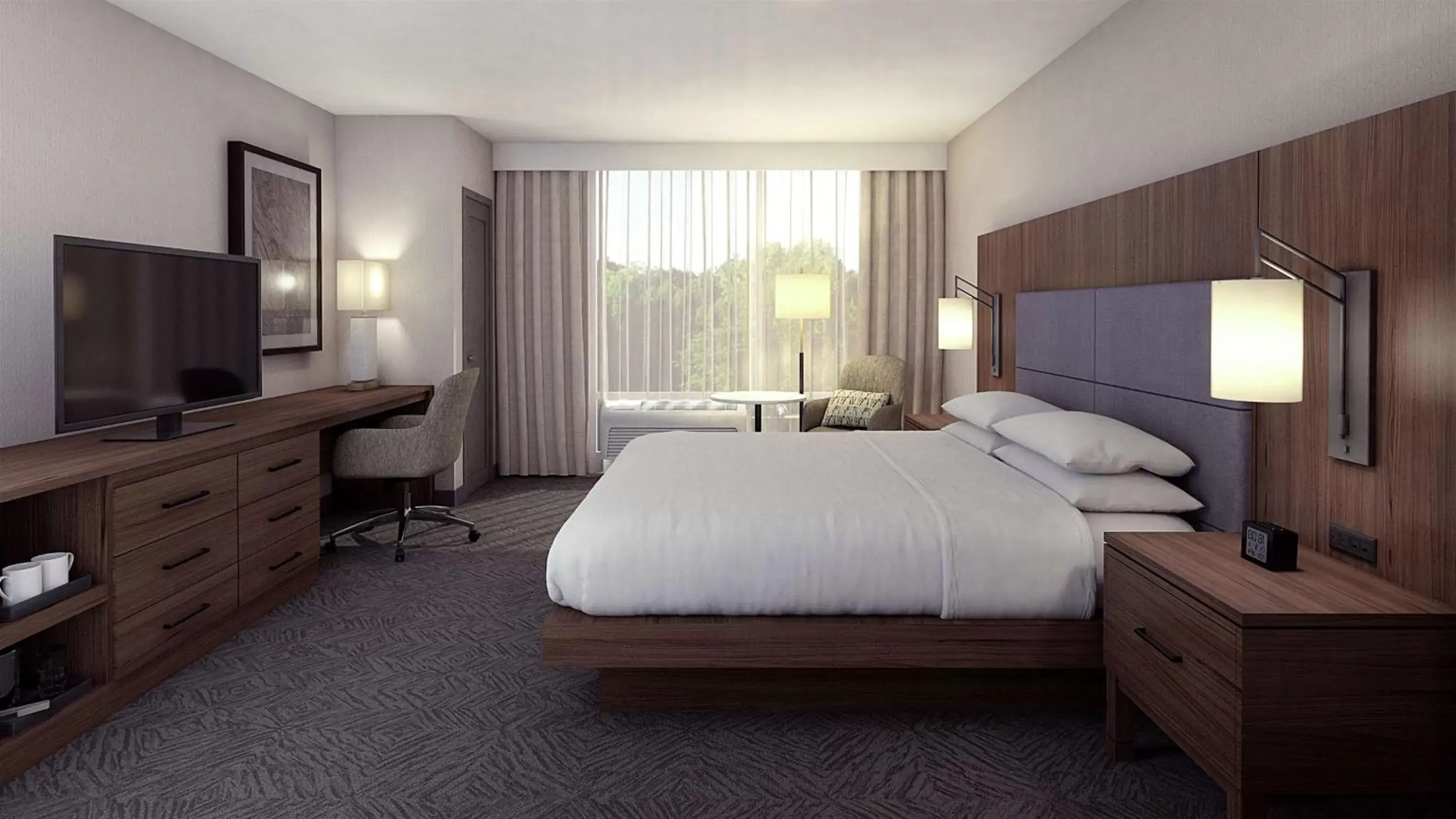 Bedroom, Bed in Doubletree By Hilton Lafayette East