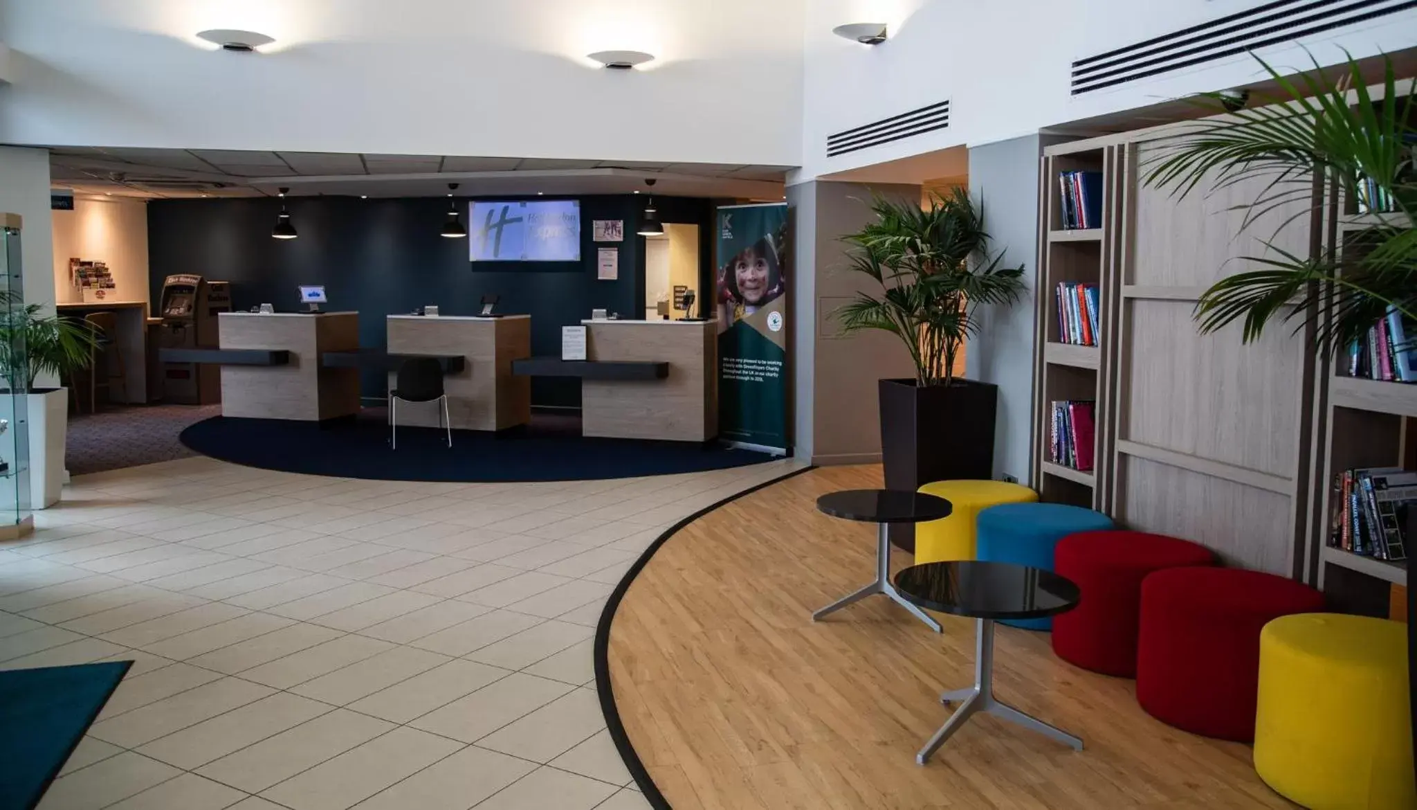 Property building, Lobby/Reception in Holiday Inn Express London Stansted Airport, an IHG Hotel