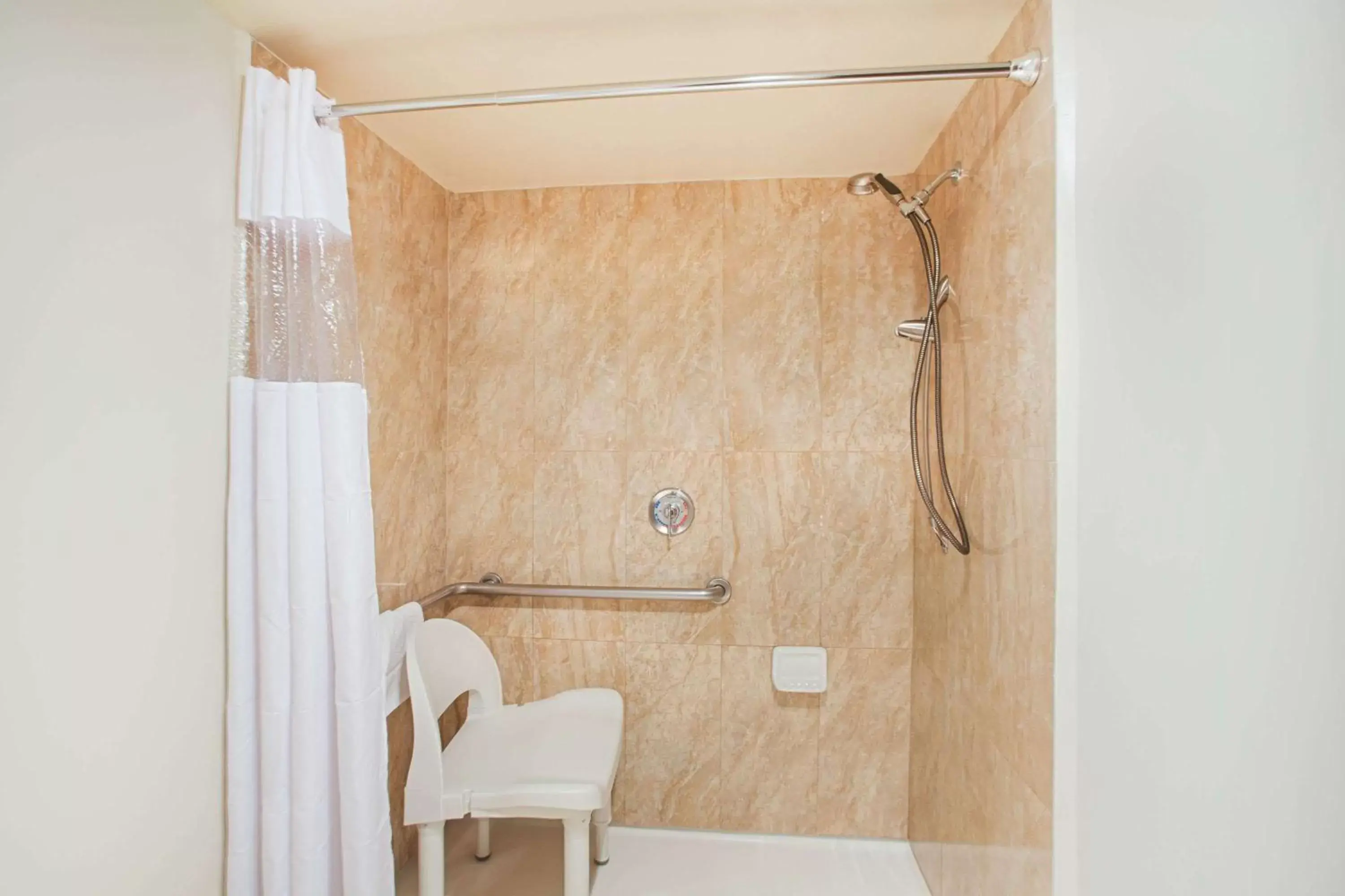 Shower, Bathroom in Ramada by Wyndham Burbank Airport