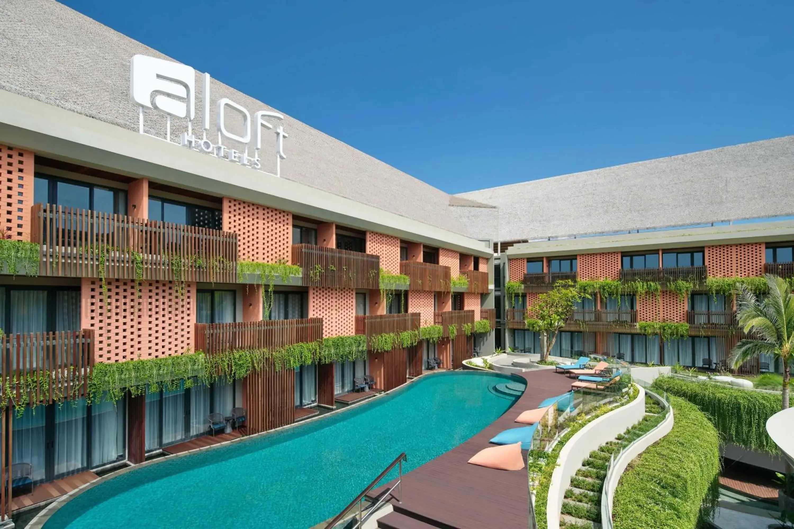 Swimming pool, Pool View in Aloft Bali Kuta at Beachwalk