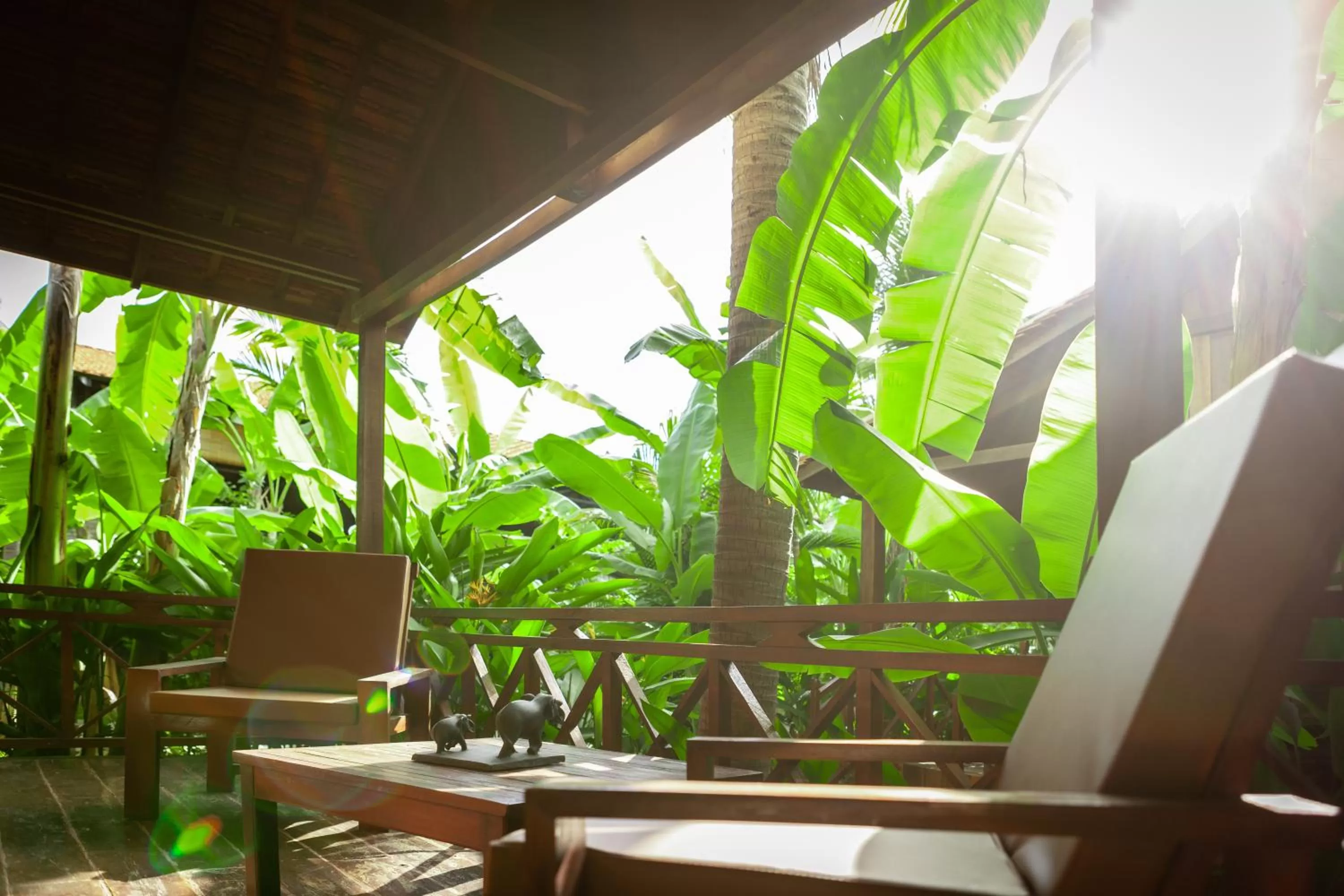 Balcony/Terrace in Authentic Khmer Village Resort