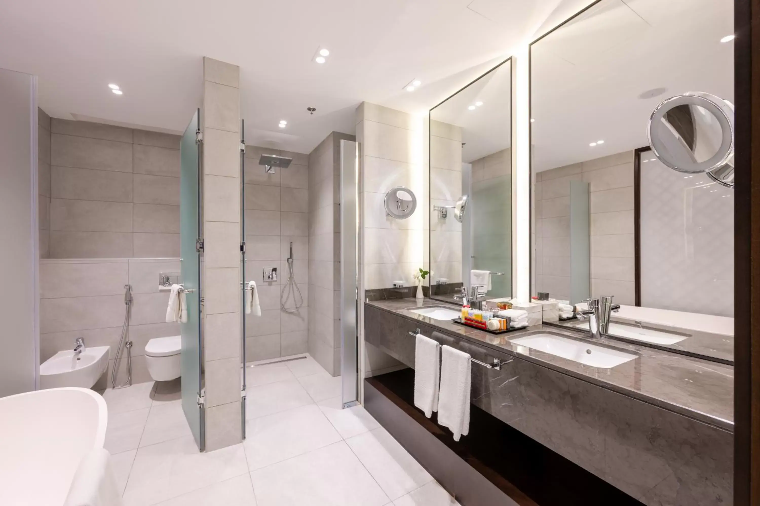 Shower, Bathroom in Ramada Encore Doha by Wyndham