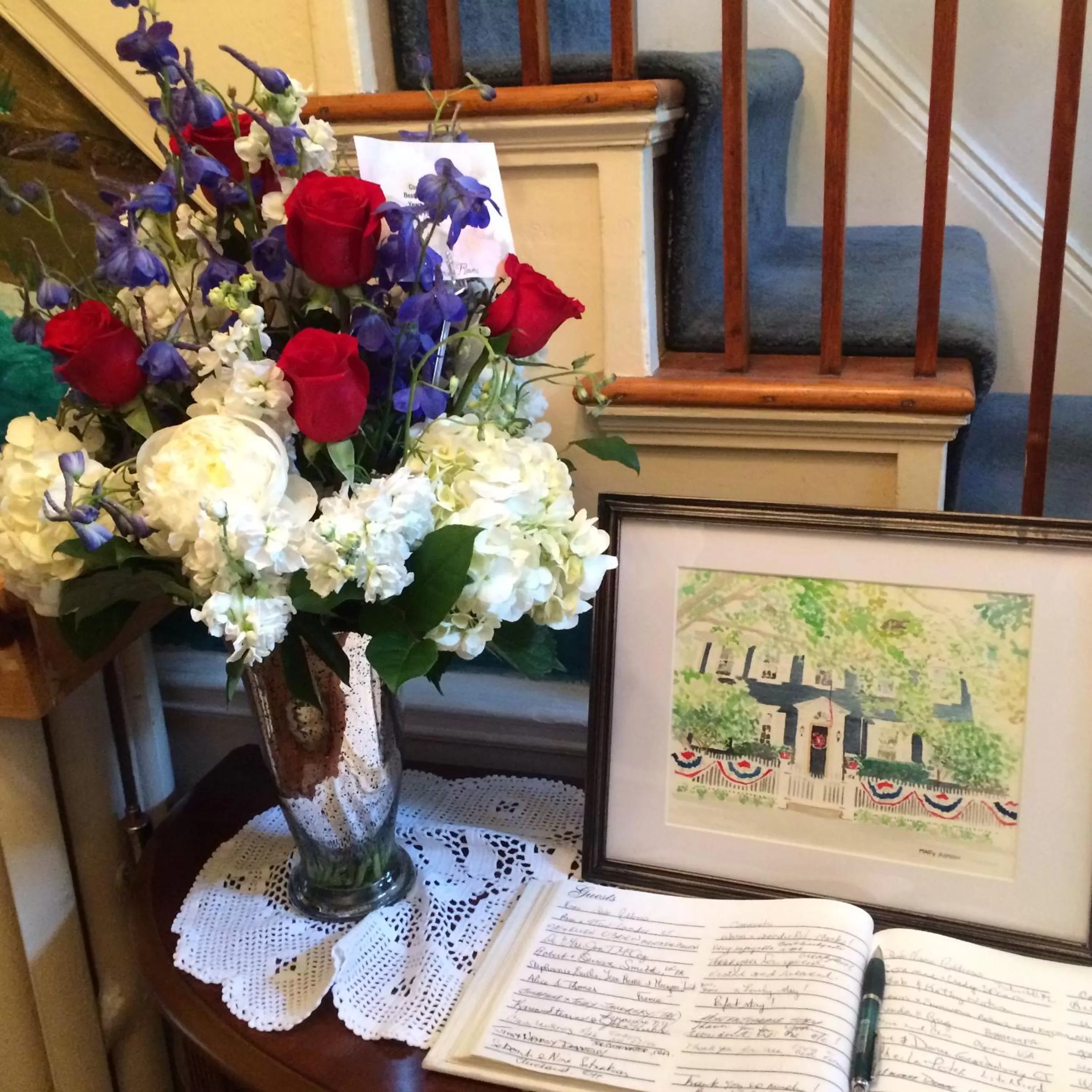 Lobby or reception, Drinks in William's Grant Inn Bed and Breakfast