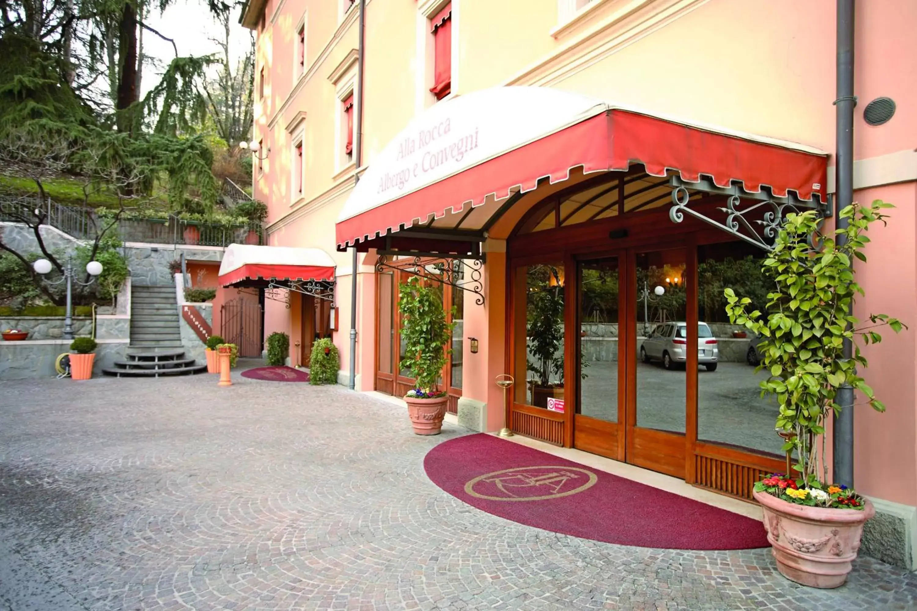 Facade/entrance in Alla Rocca Hotel Conference & Restaurant