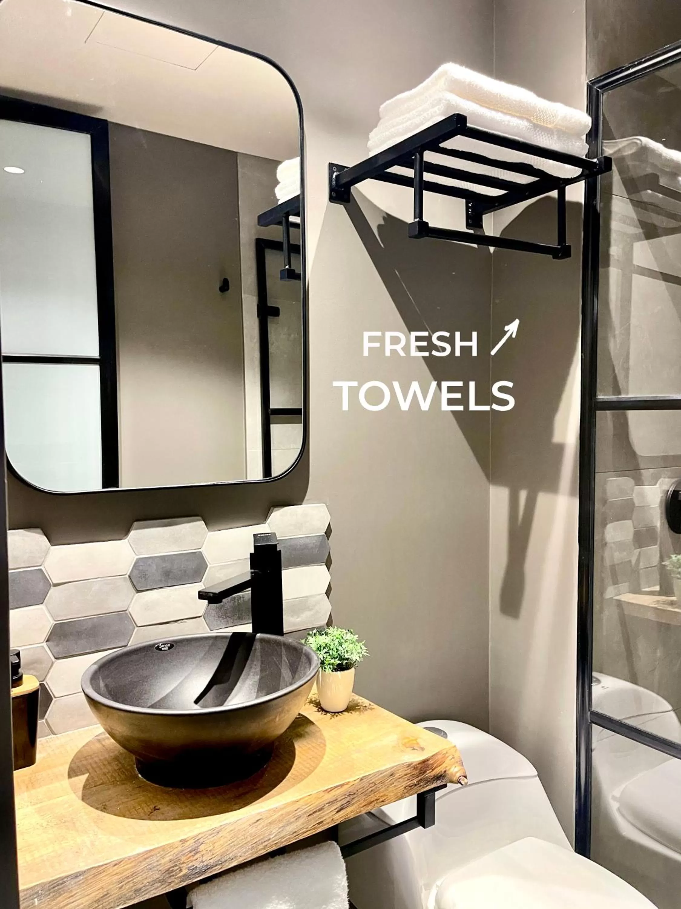 towels in Beminimal Hotel