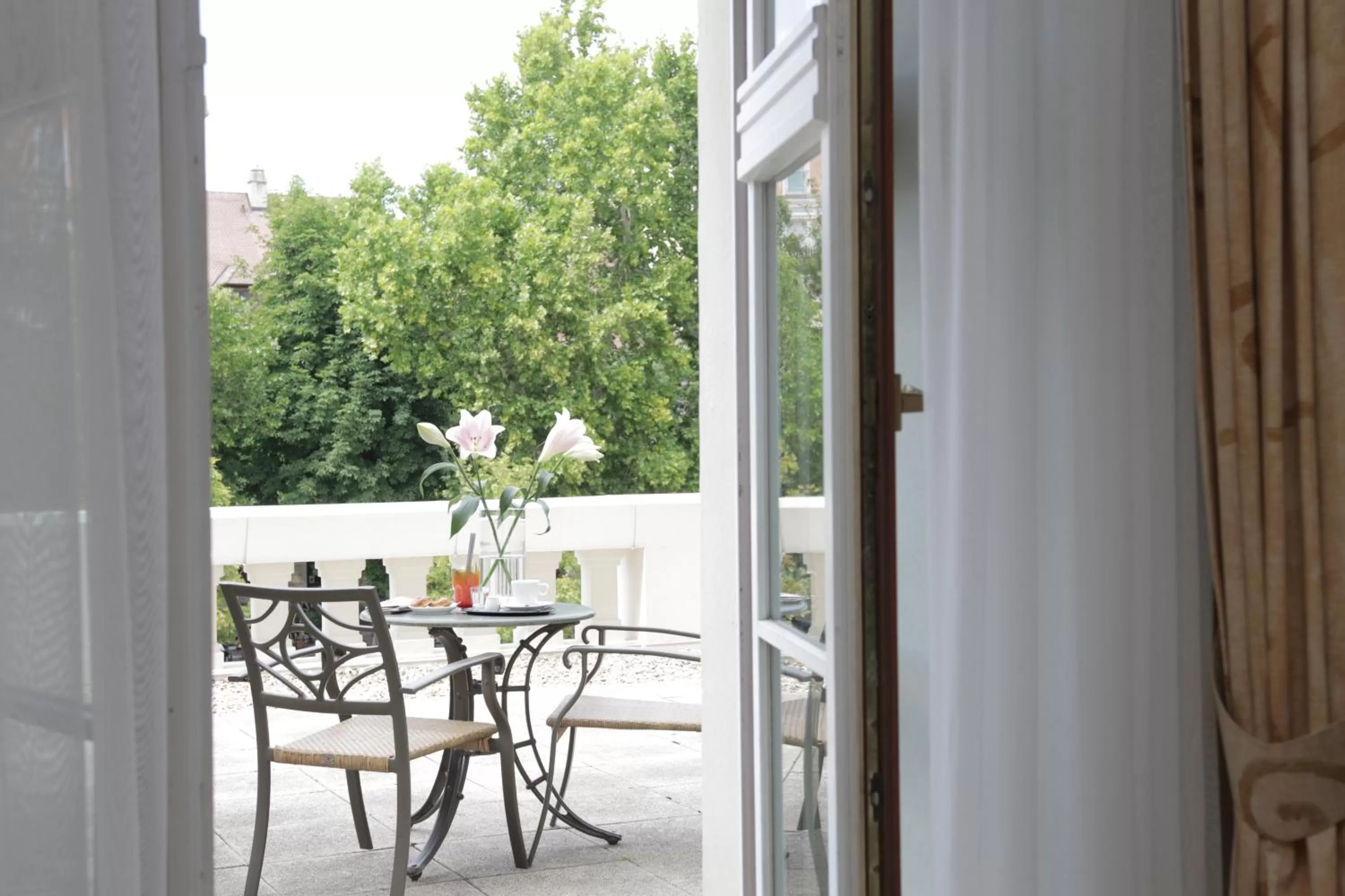 Balcony/Terrace in Radisson Blu Carlton Hotel, Bratislava